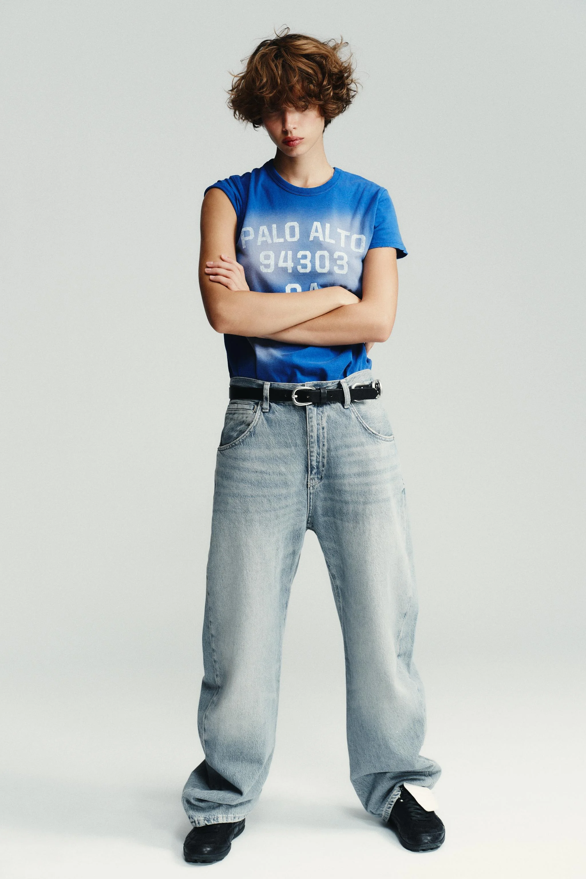 تی شرت با افکت محو شدگی