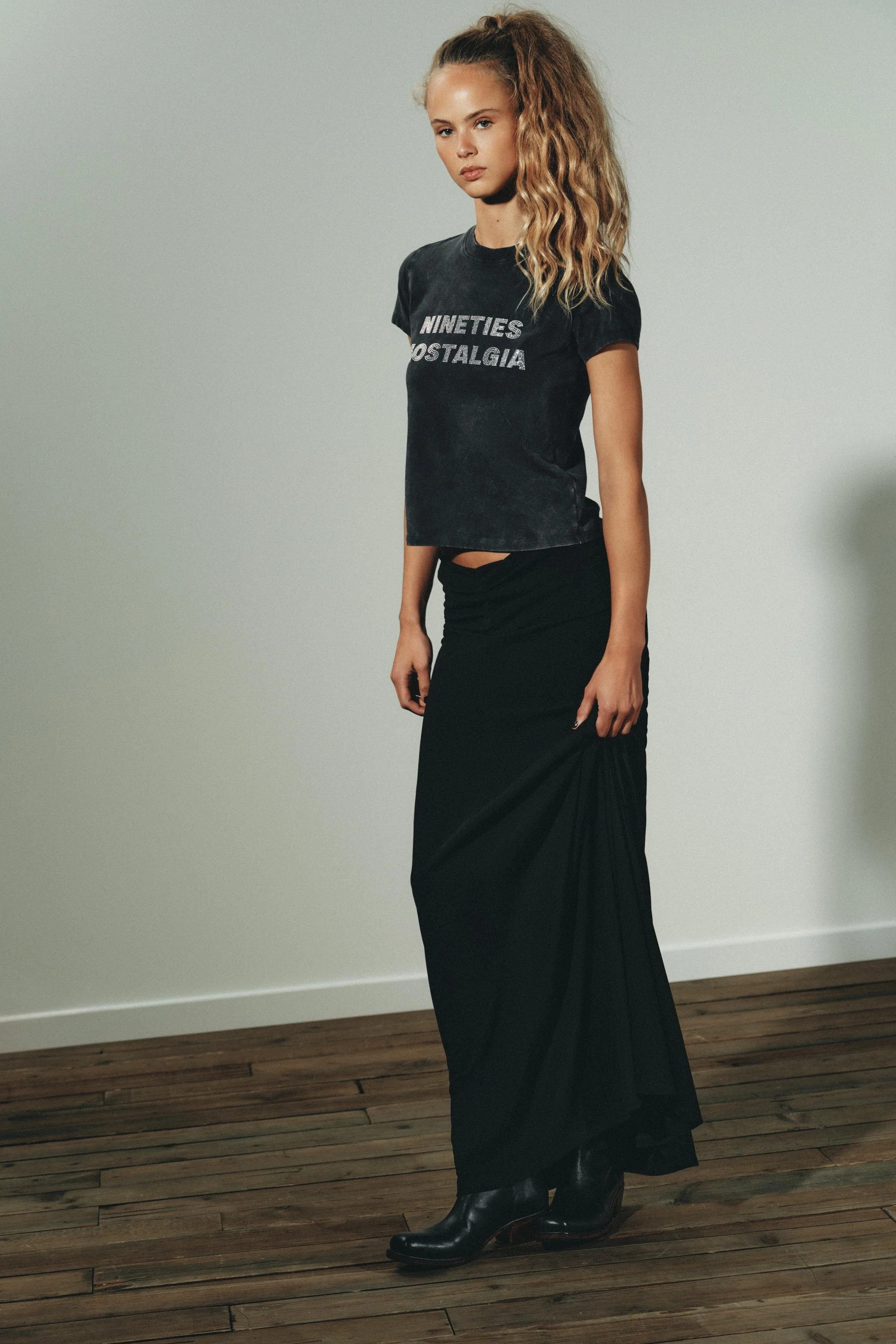 تی‌شرت طرح‌دار با افکت شسته شده