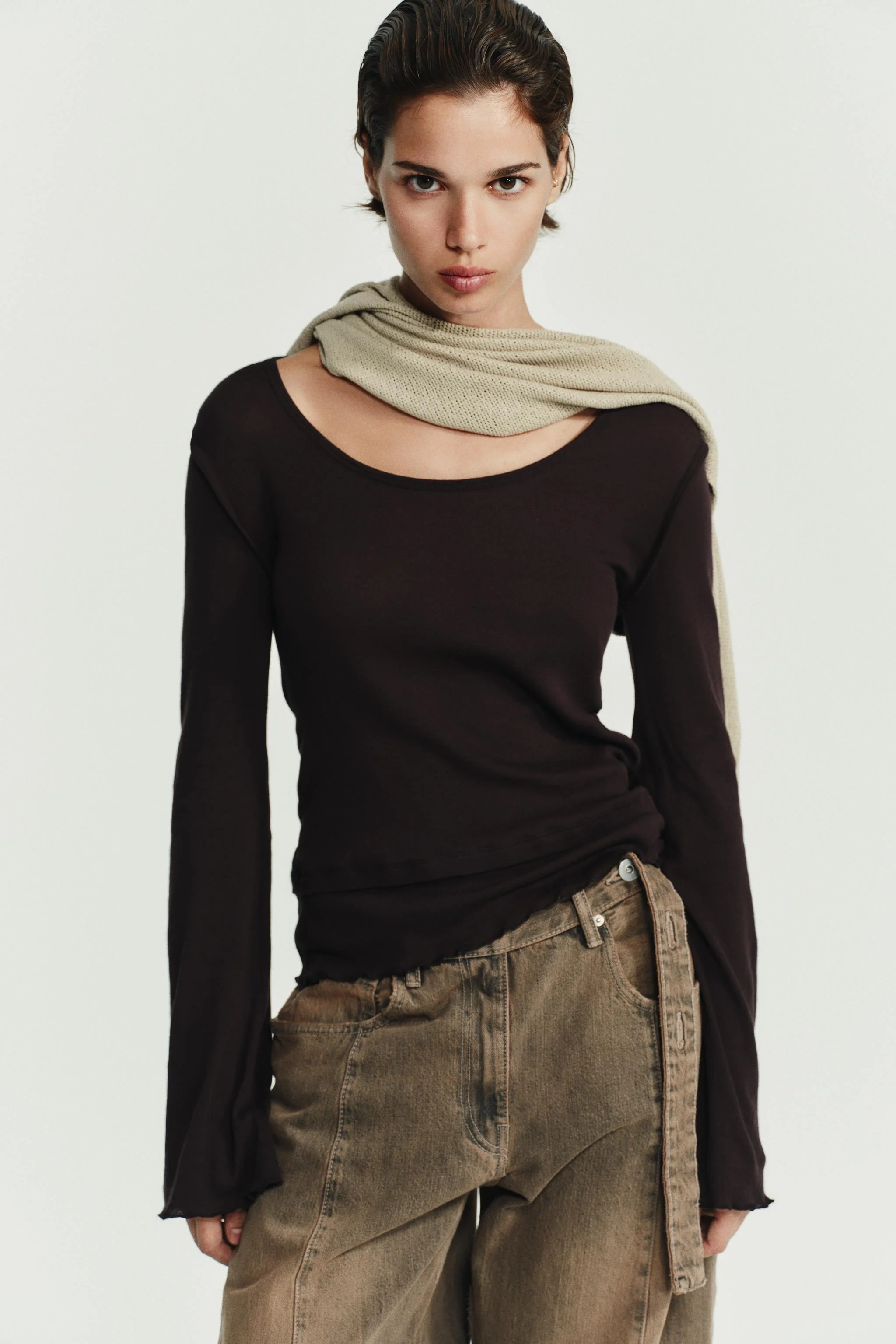 تی شرت با افکت دوبل نرم