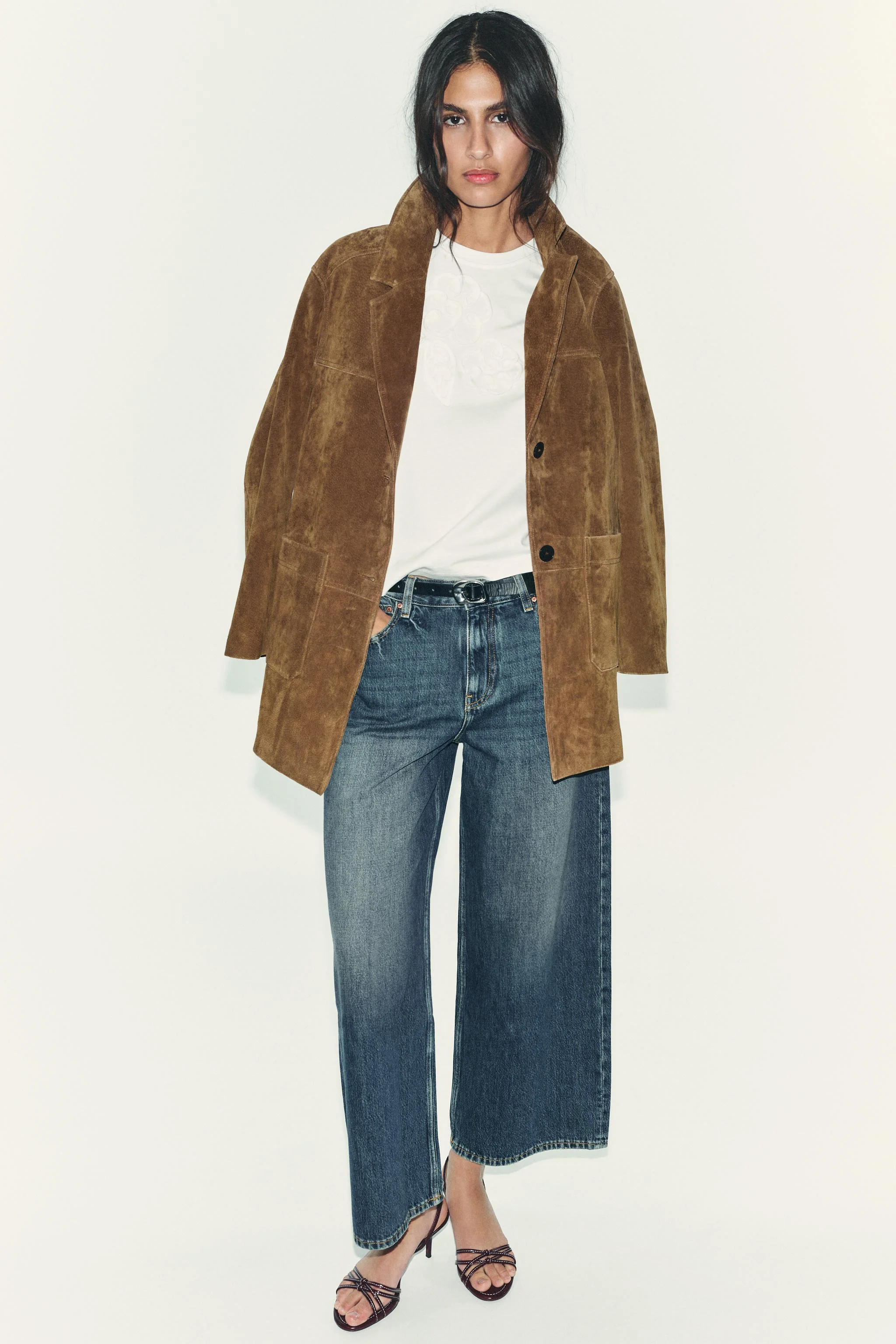 تی شرت طرح گل جلو