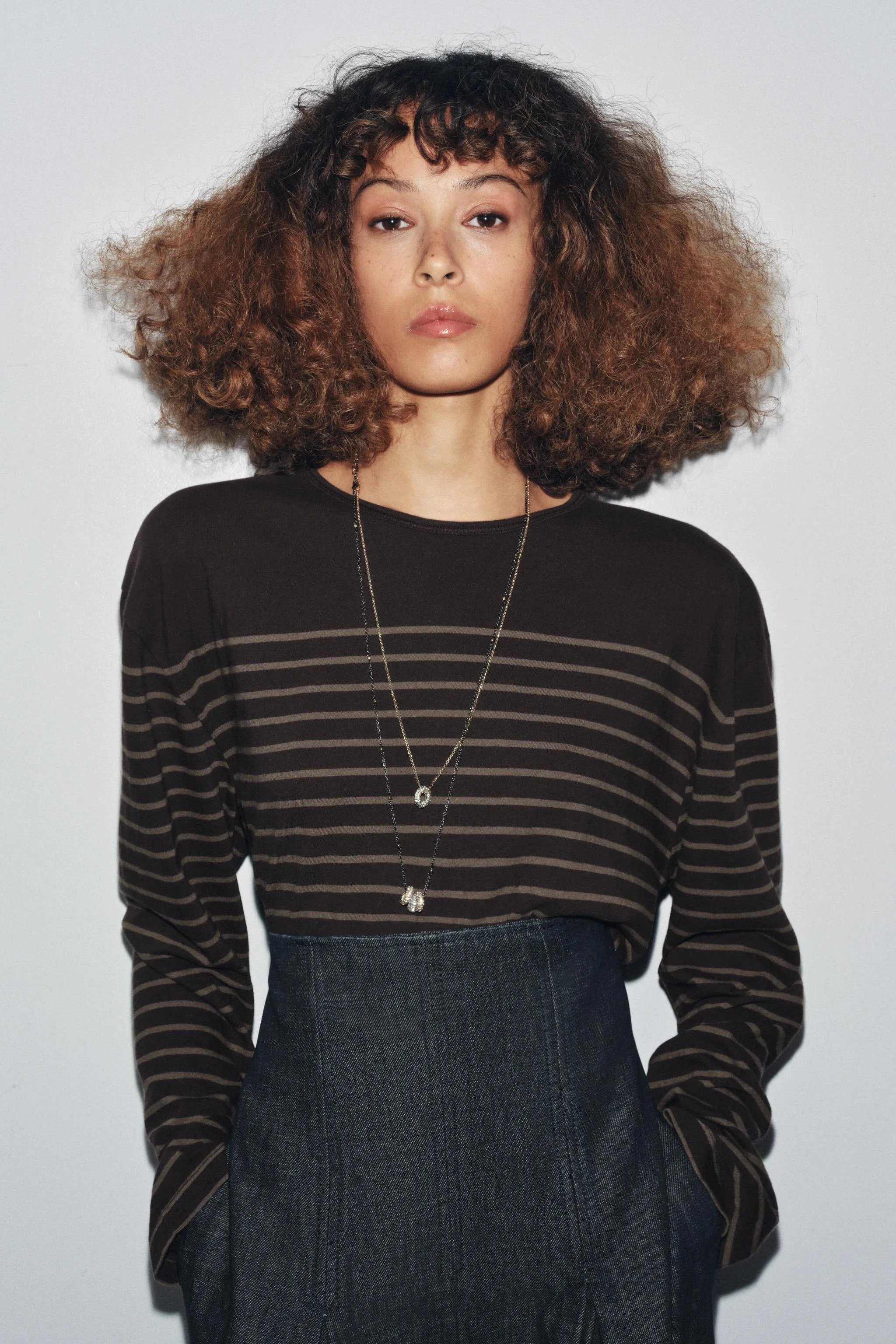 تی شرت آستین بلند راه راه تی شرت آستین بلند راه راه