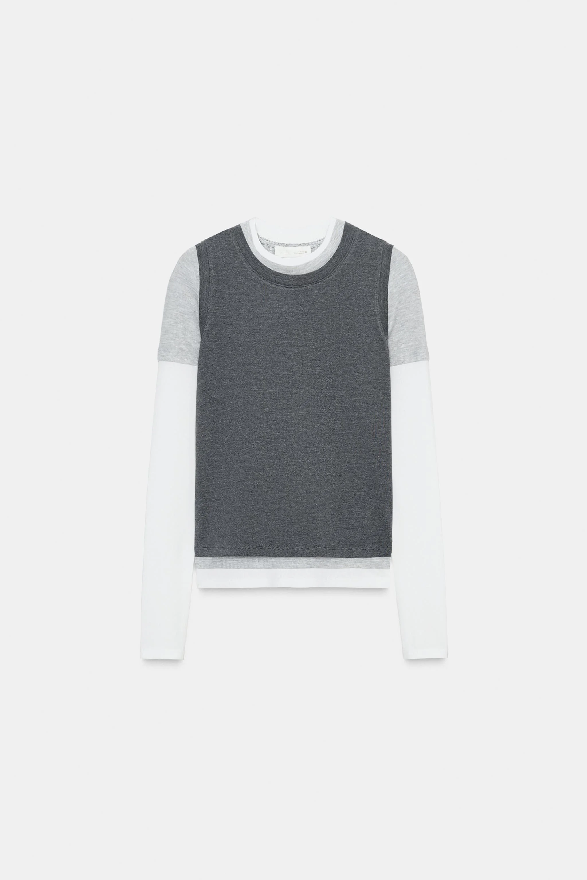 تی شرت با افکت سه لایه