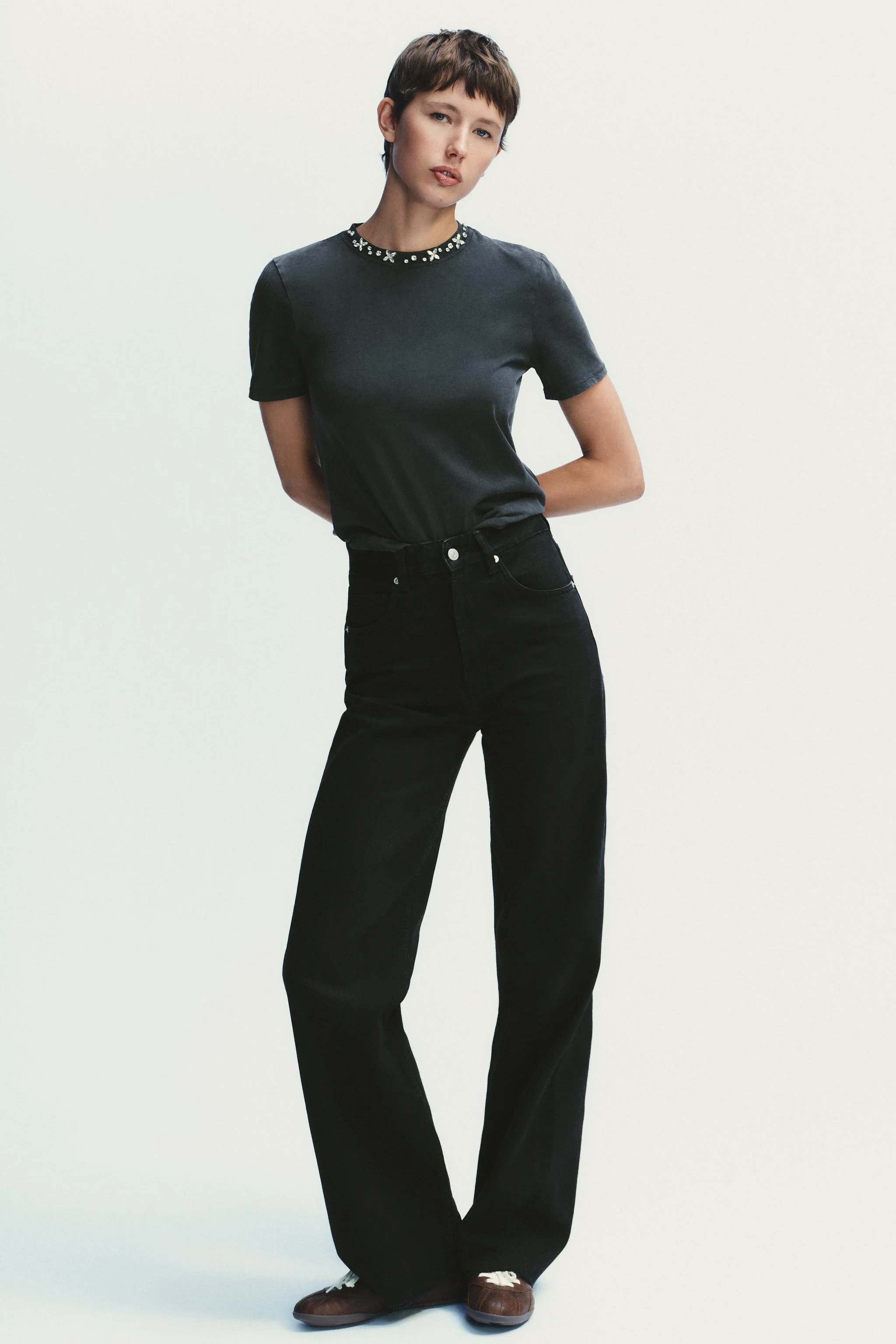 تی شرت طرح جواهر با افکت کهنه