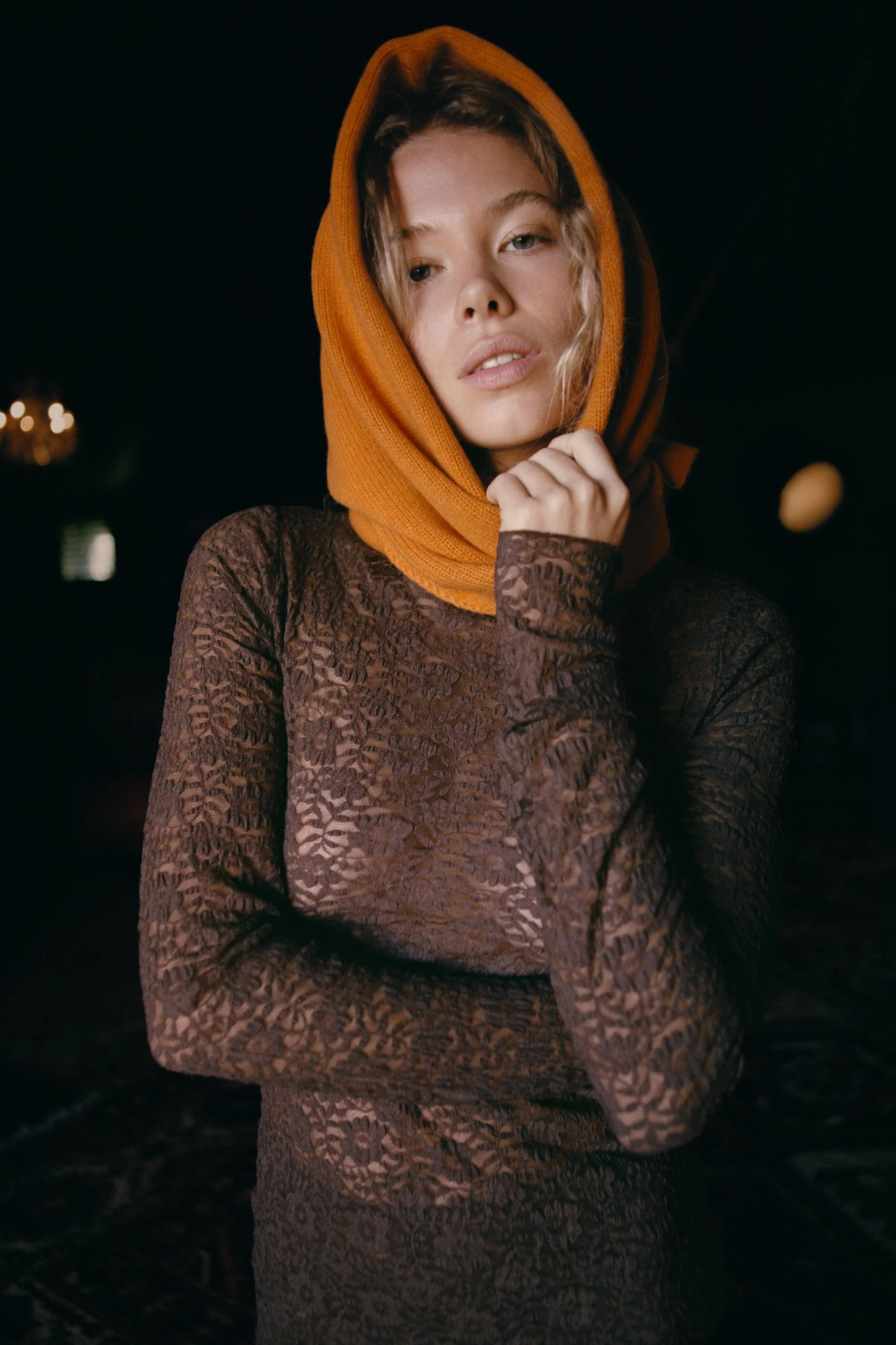 تی شرت گیپور یقه ایستاده