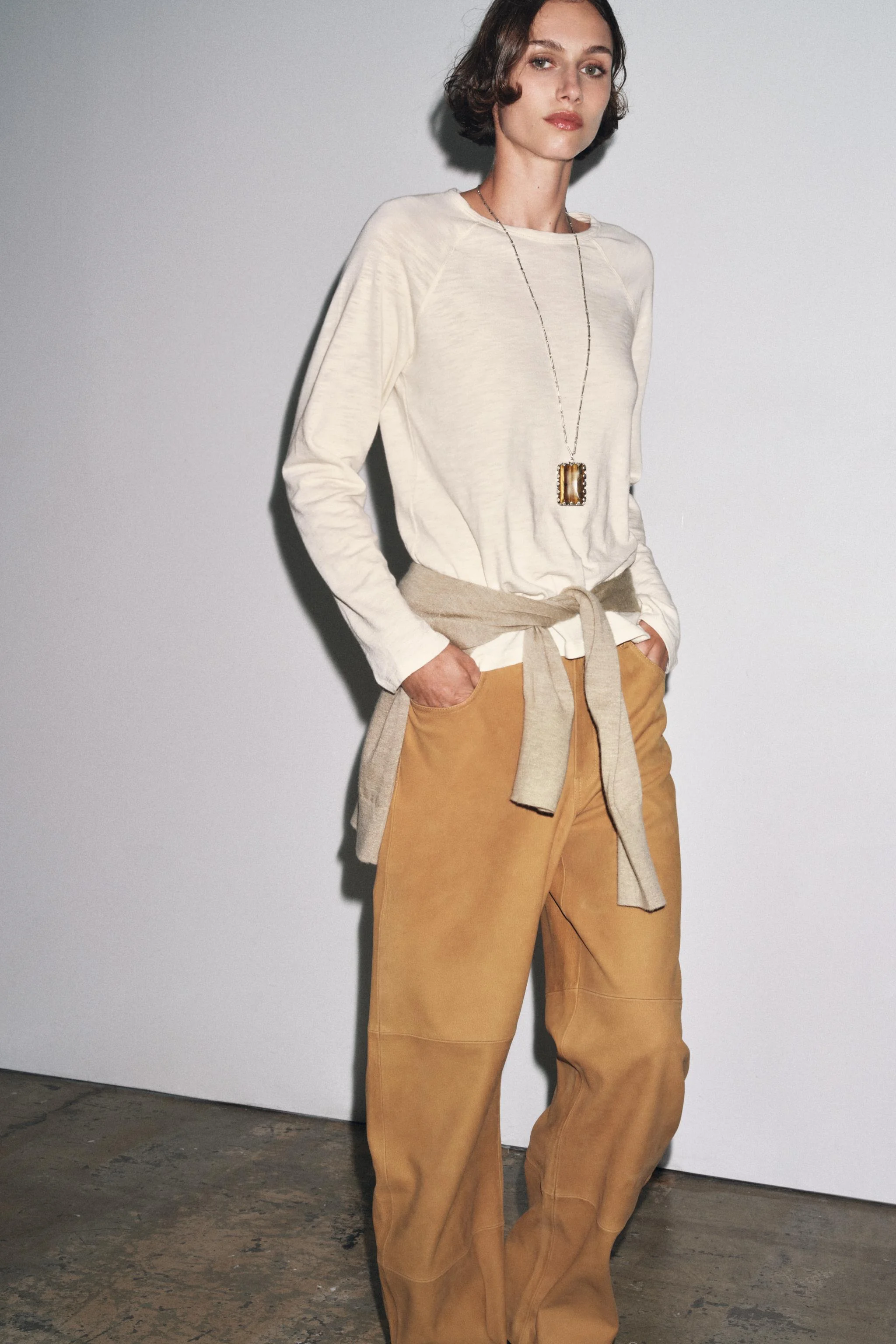 تی شرت آستین رگلان نخی