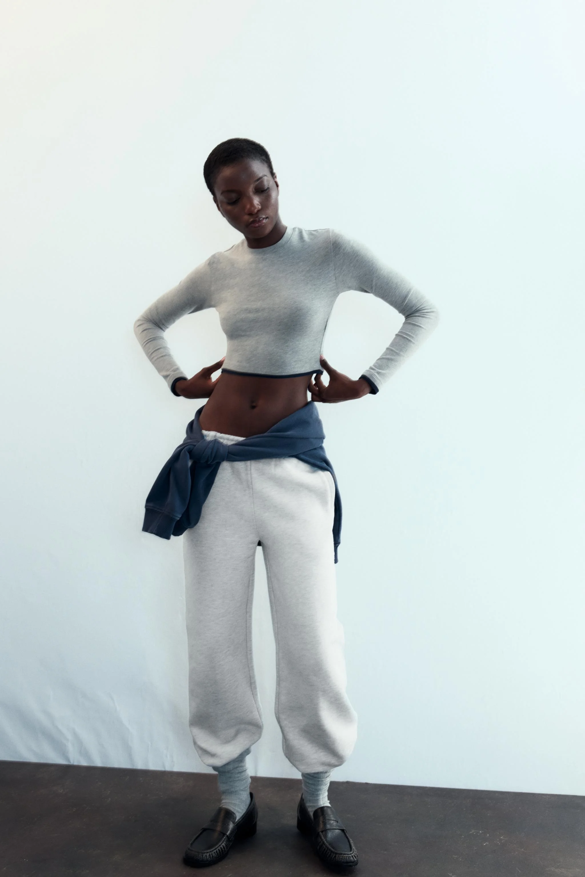 تی شرت نیم تنه طرح لایه ای