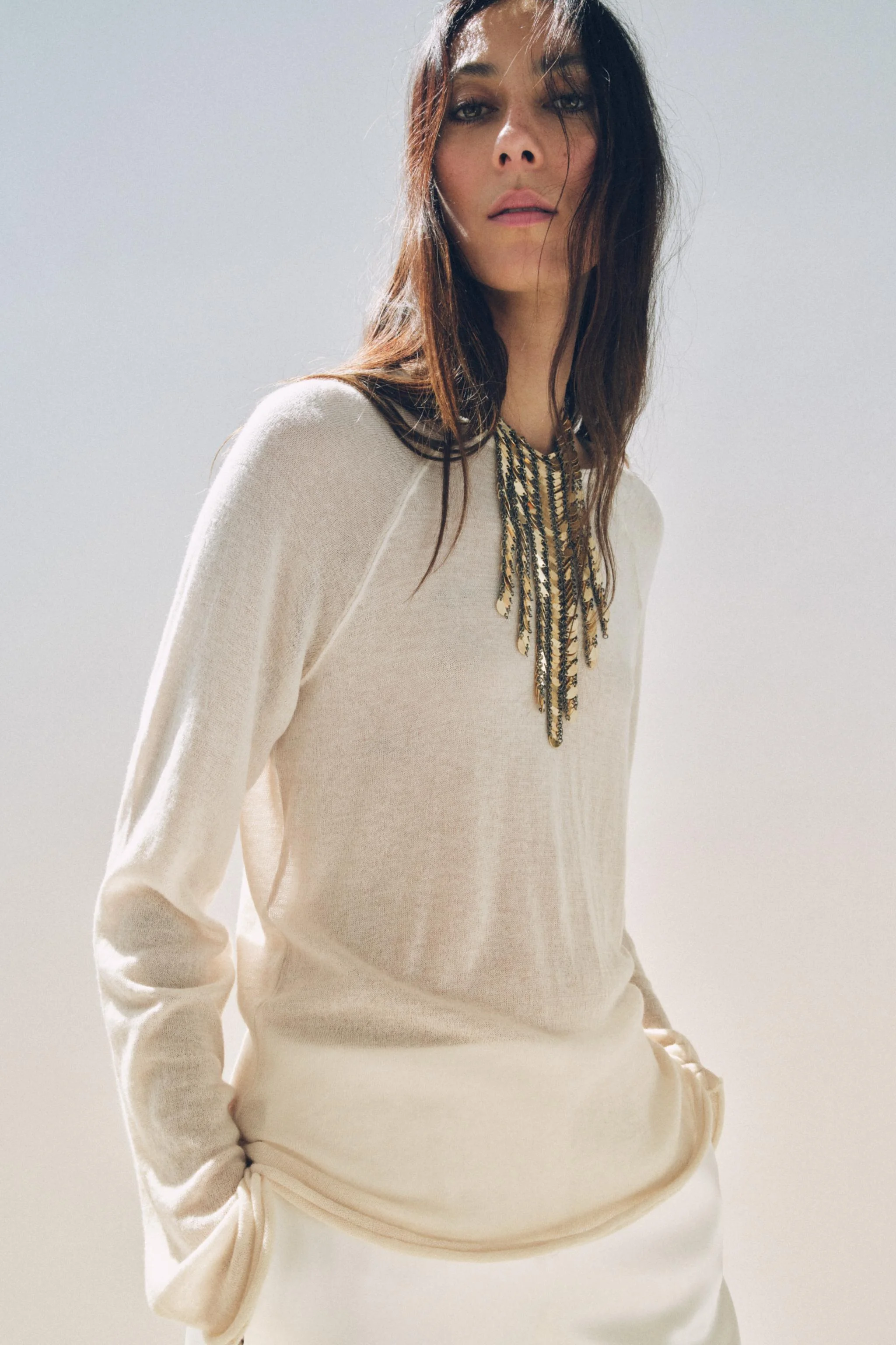 تی شرت آستین بلند پشمی