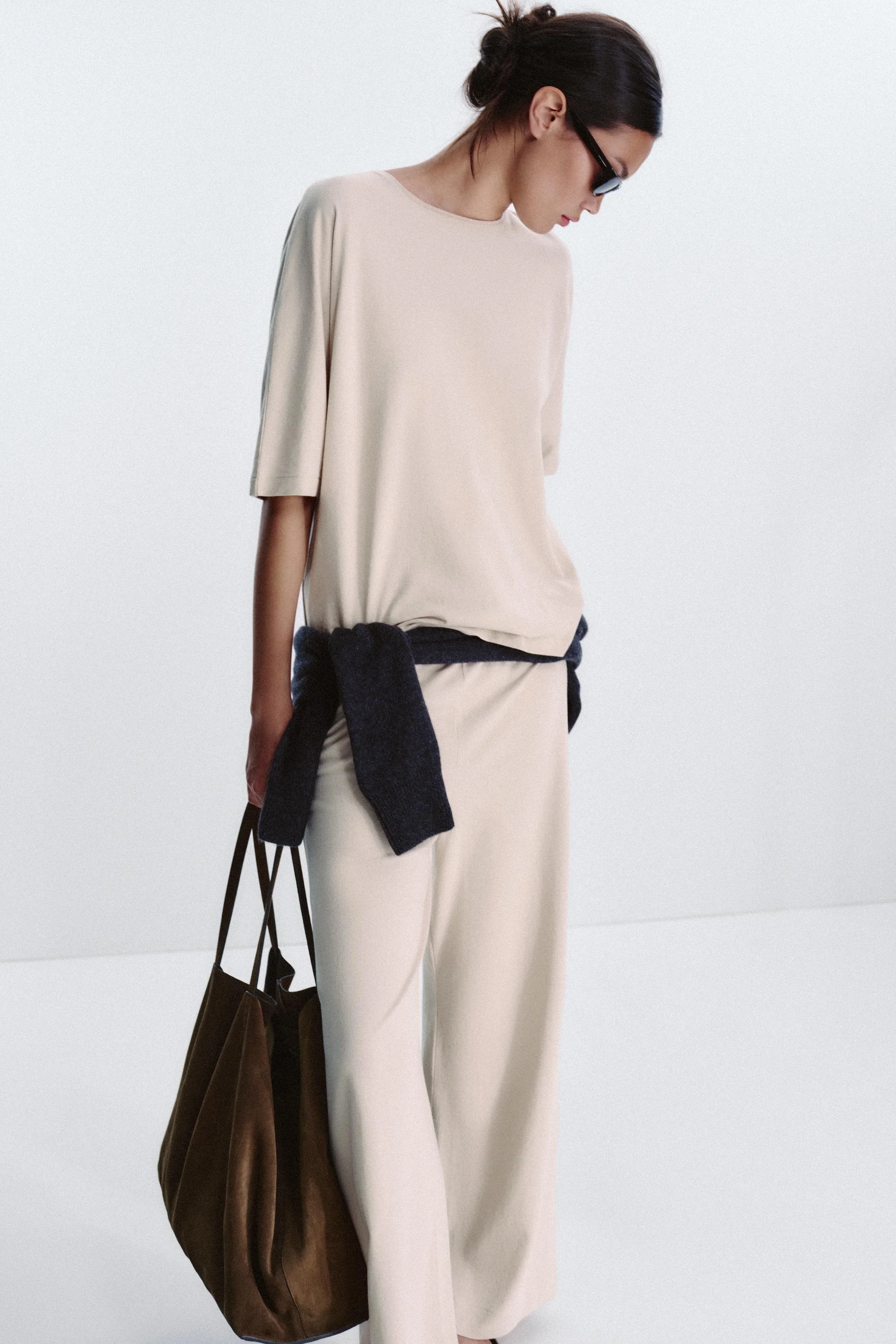 تی شرت بافت دار سایز بزرگ