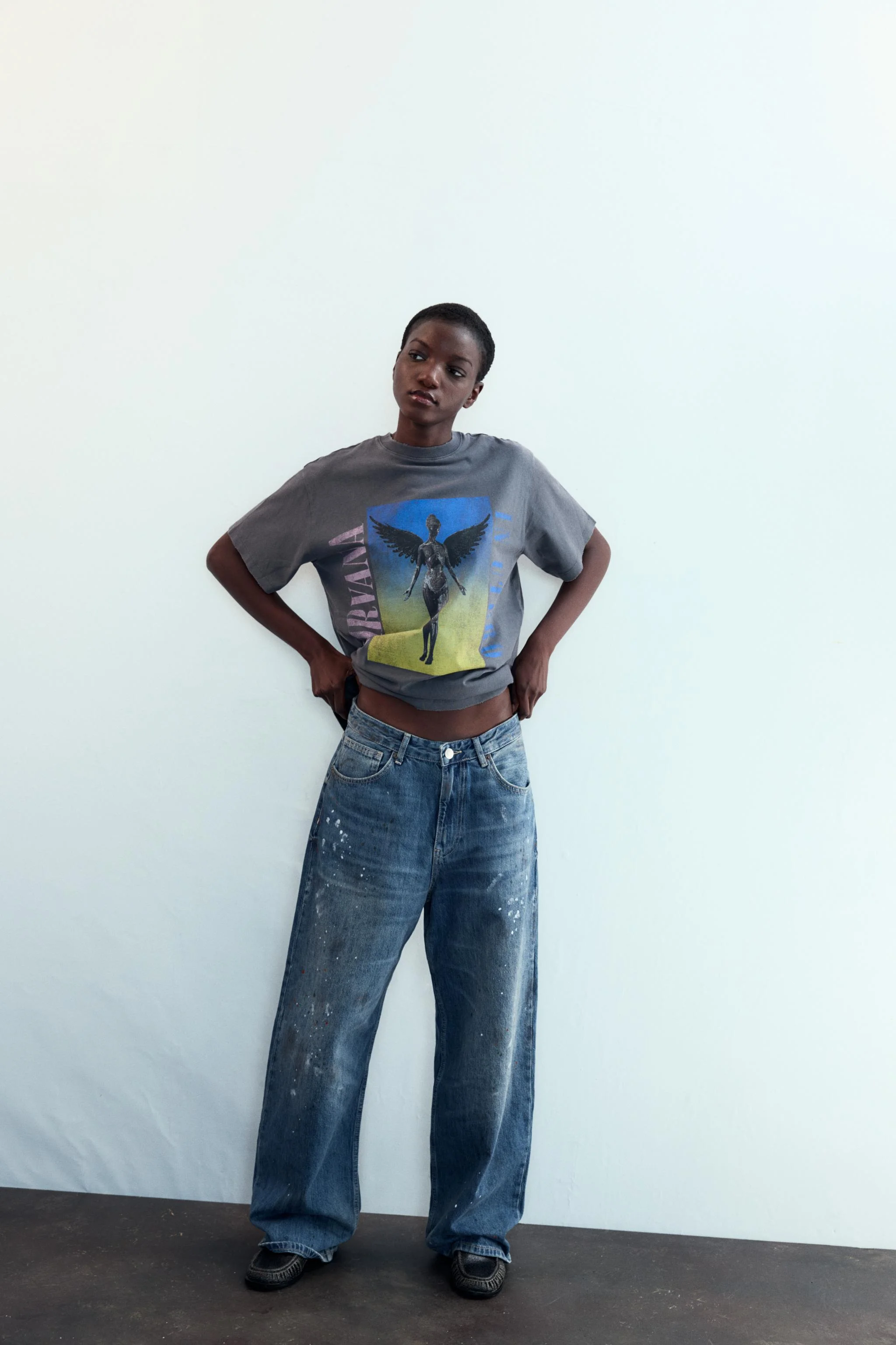 تی‌شرت با افکت کهنه NIRVANA©