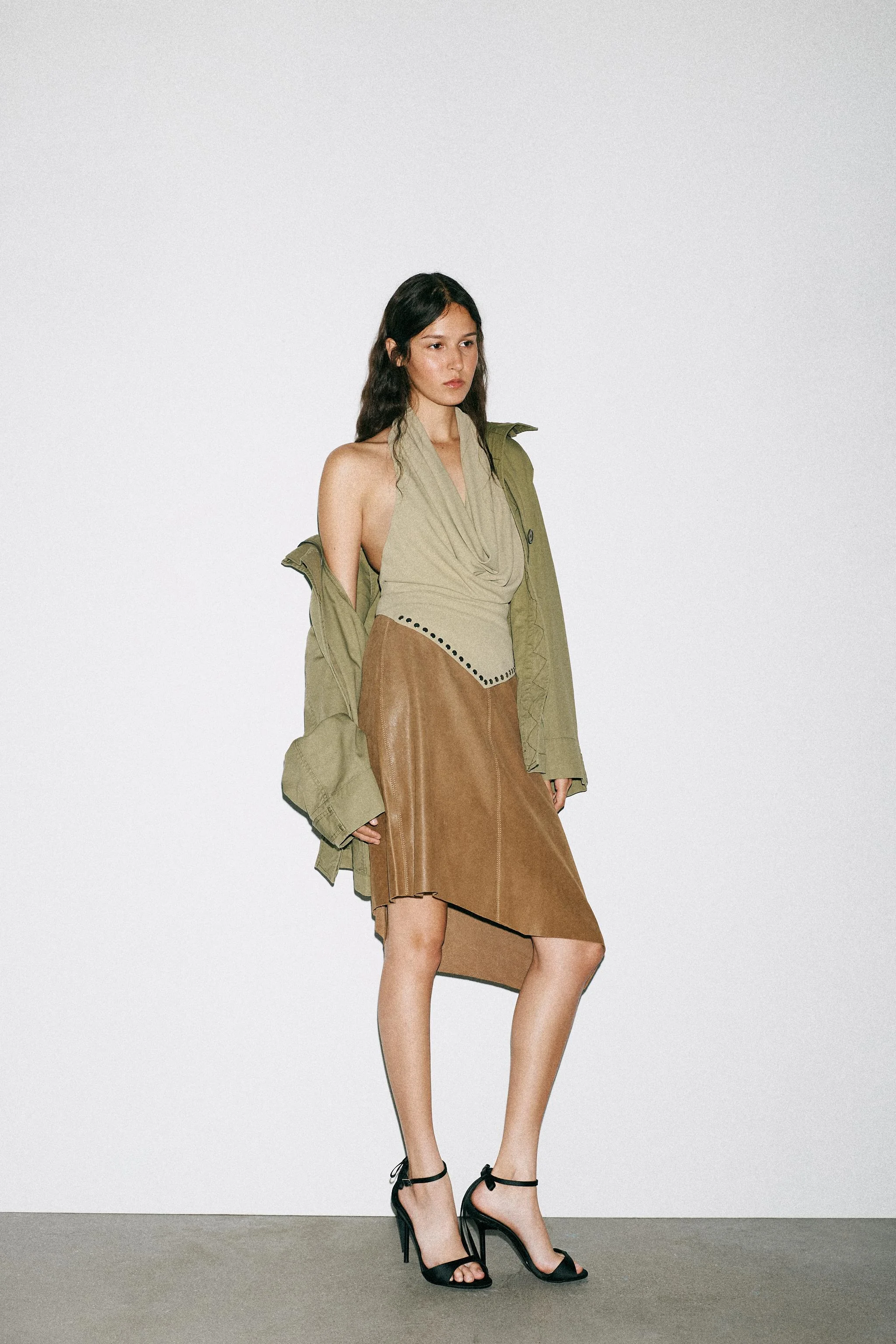 صندل پاشنه بلند بند دار پاپیونی