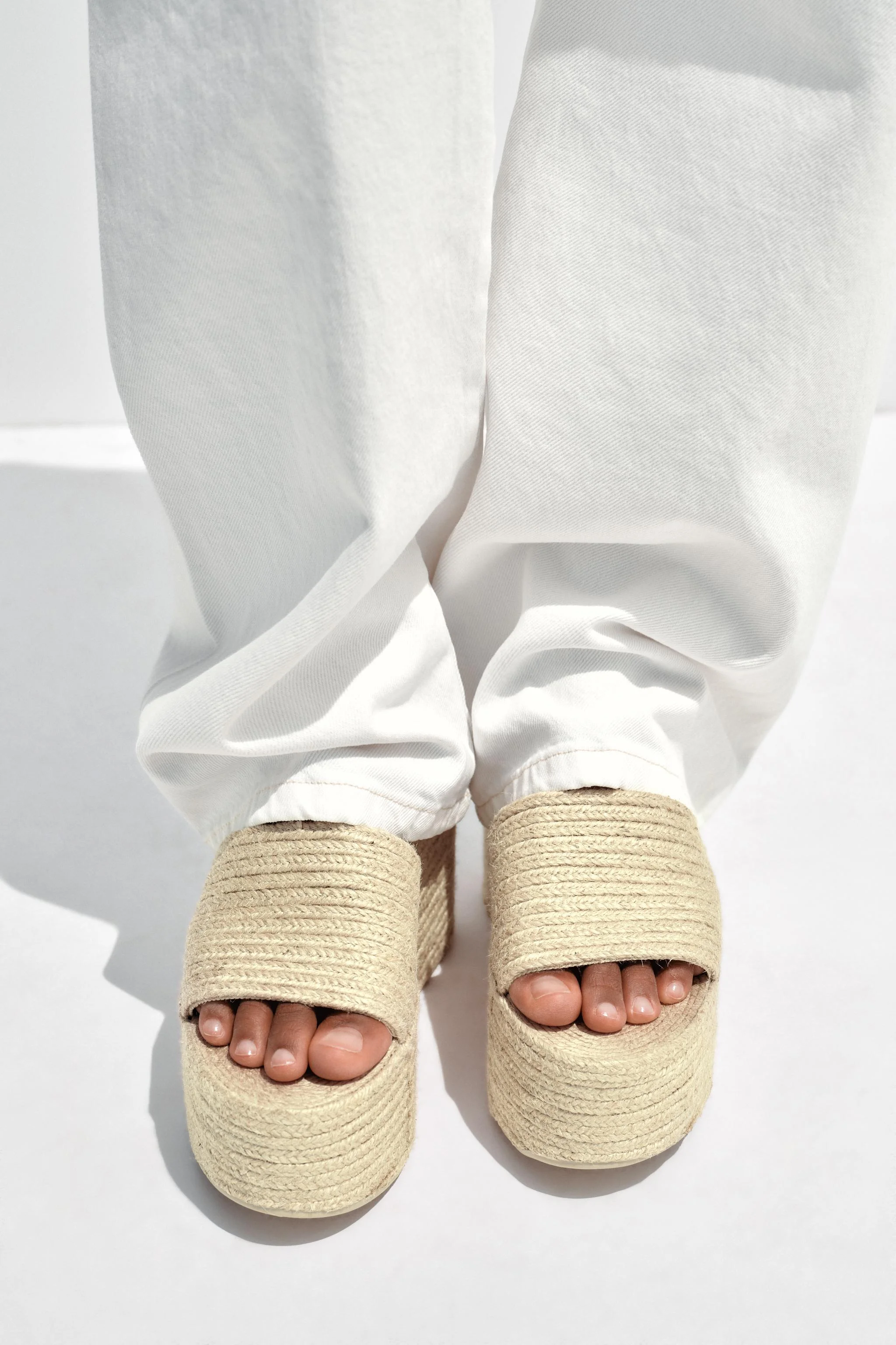 صندل های پلتفرم گوه ای بافته شده