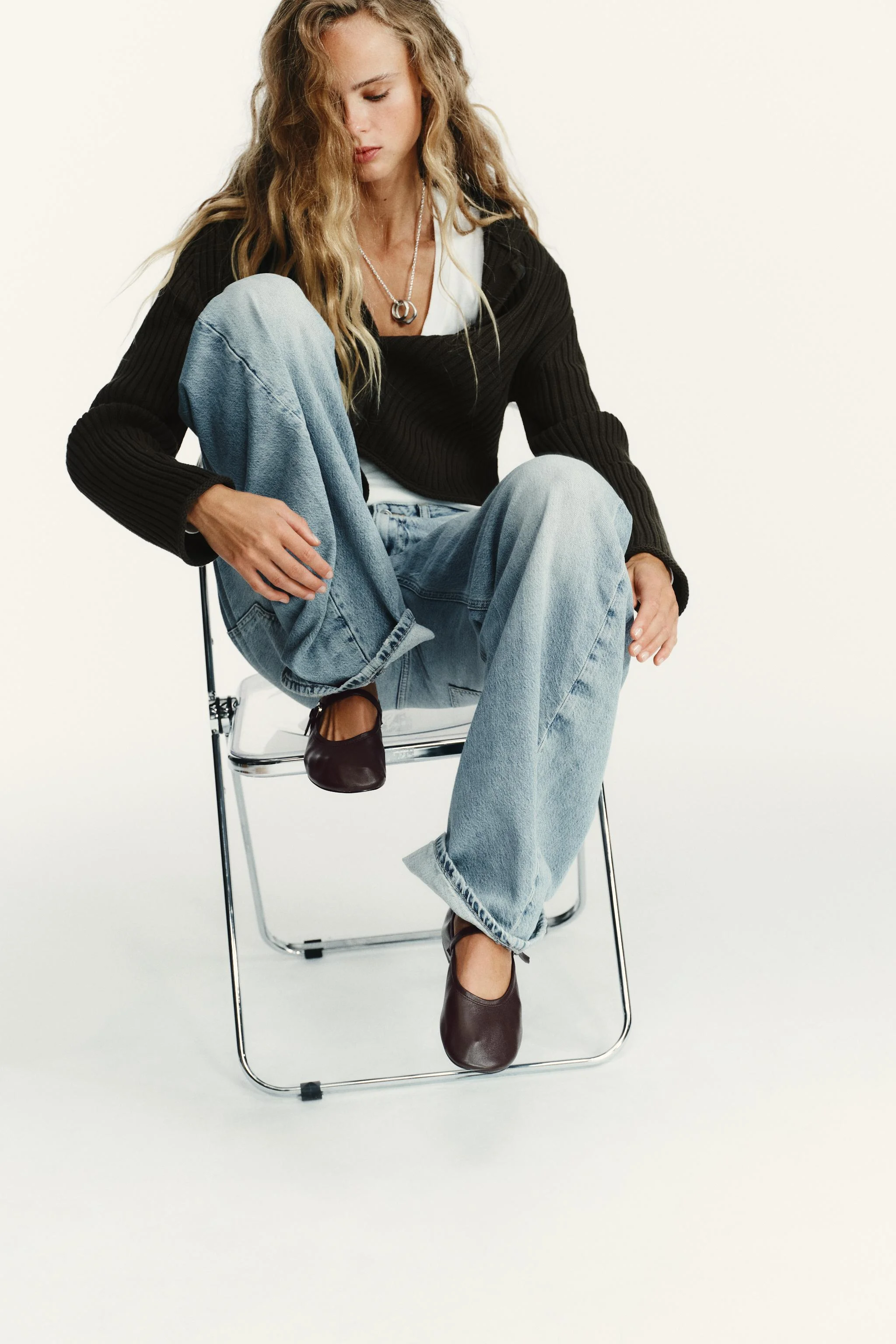 کفش باله تخت چرمی نرم کفش باله تخت چرمی نرم