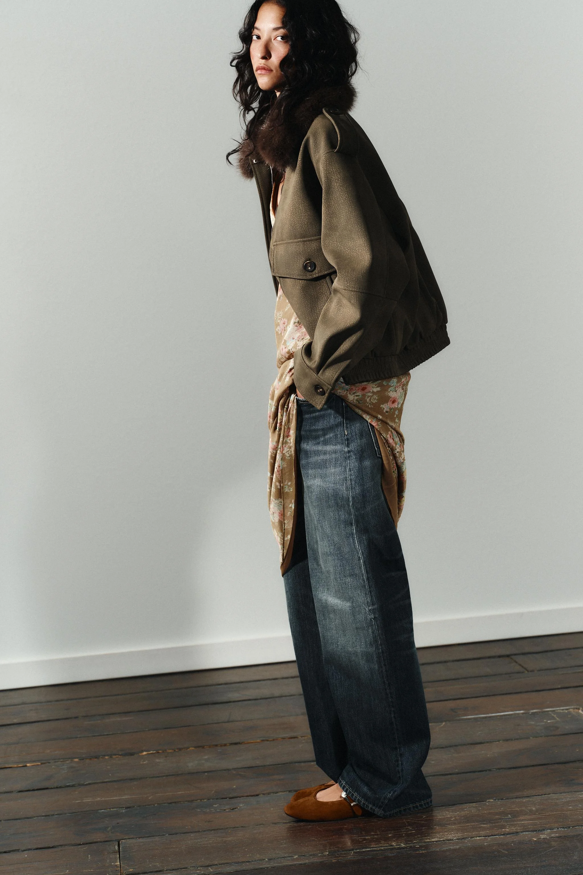 کفش باله замше با سگک