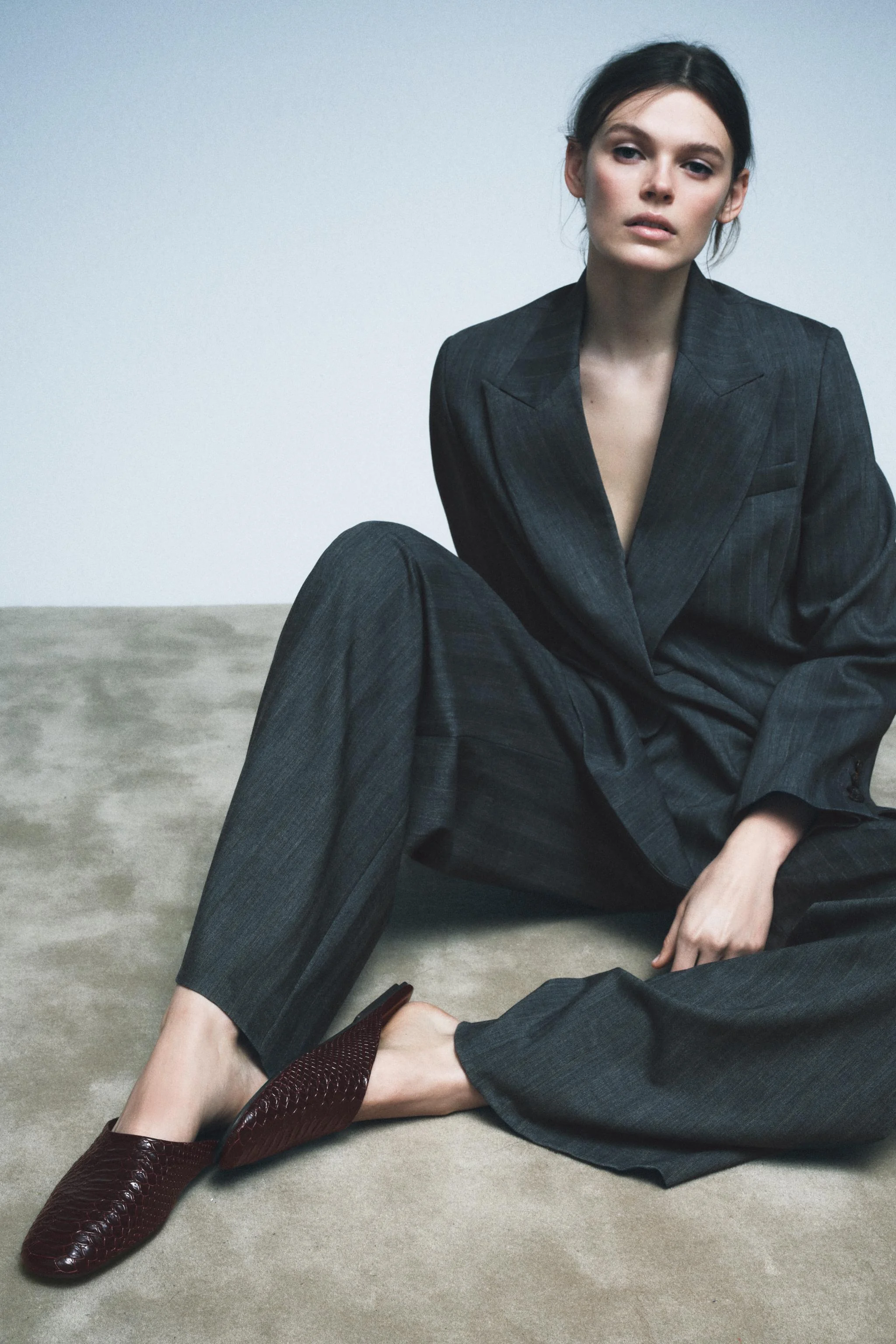 کفش های تخت چرمی کفش های تخت چرمی