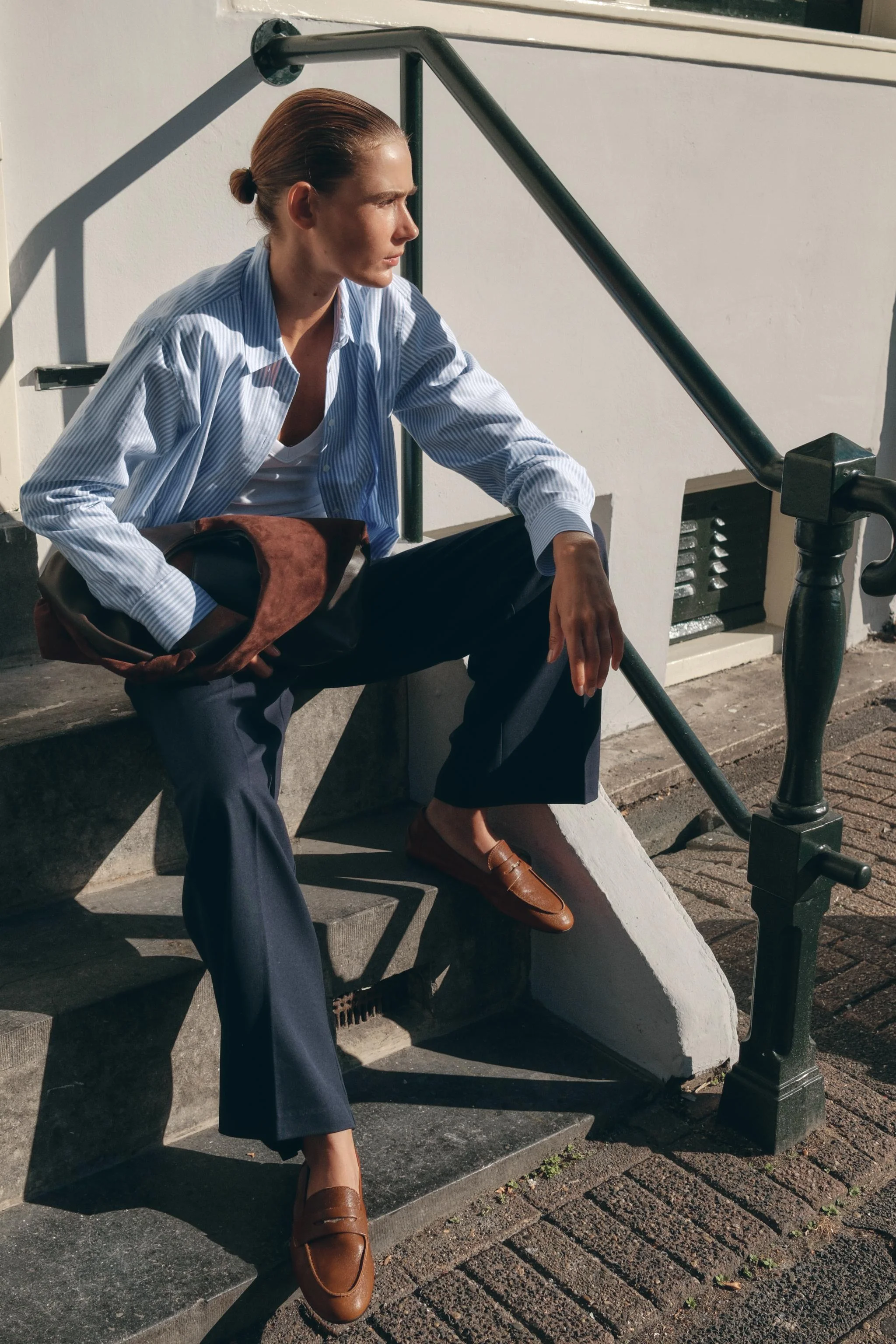 کفش کالج چرمی کفش کالج چرمی