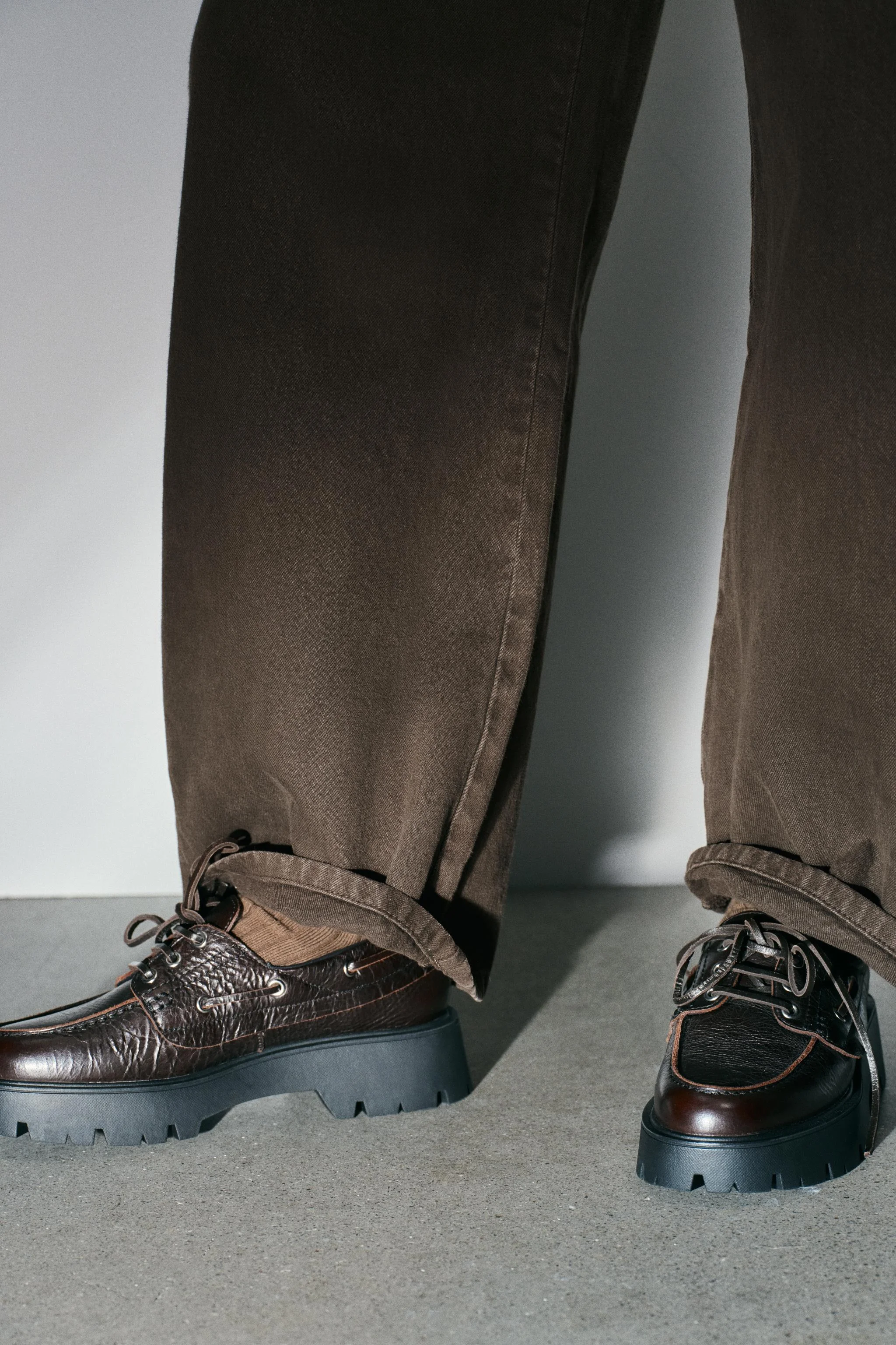 کفش کالج چرمی لژدار کفش کالج چرمی لژدار