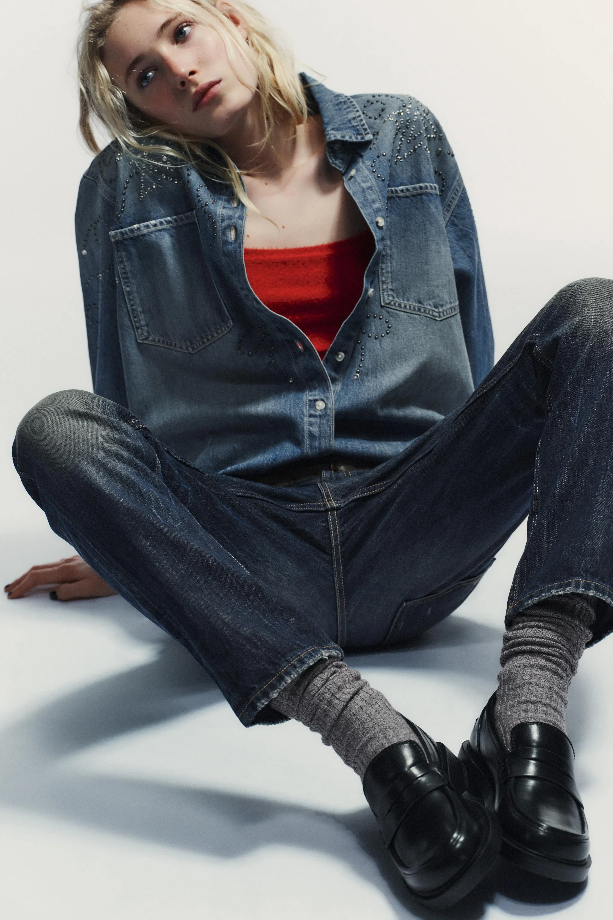 کفش های کالج تخت با رویه برجسته