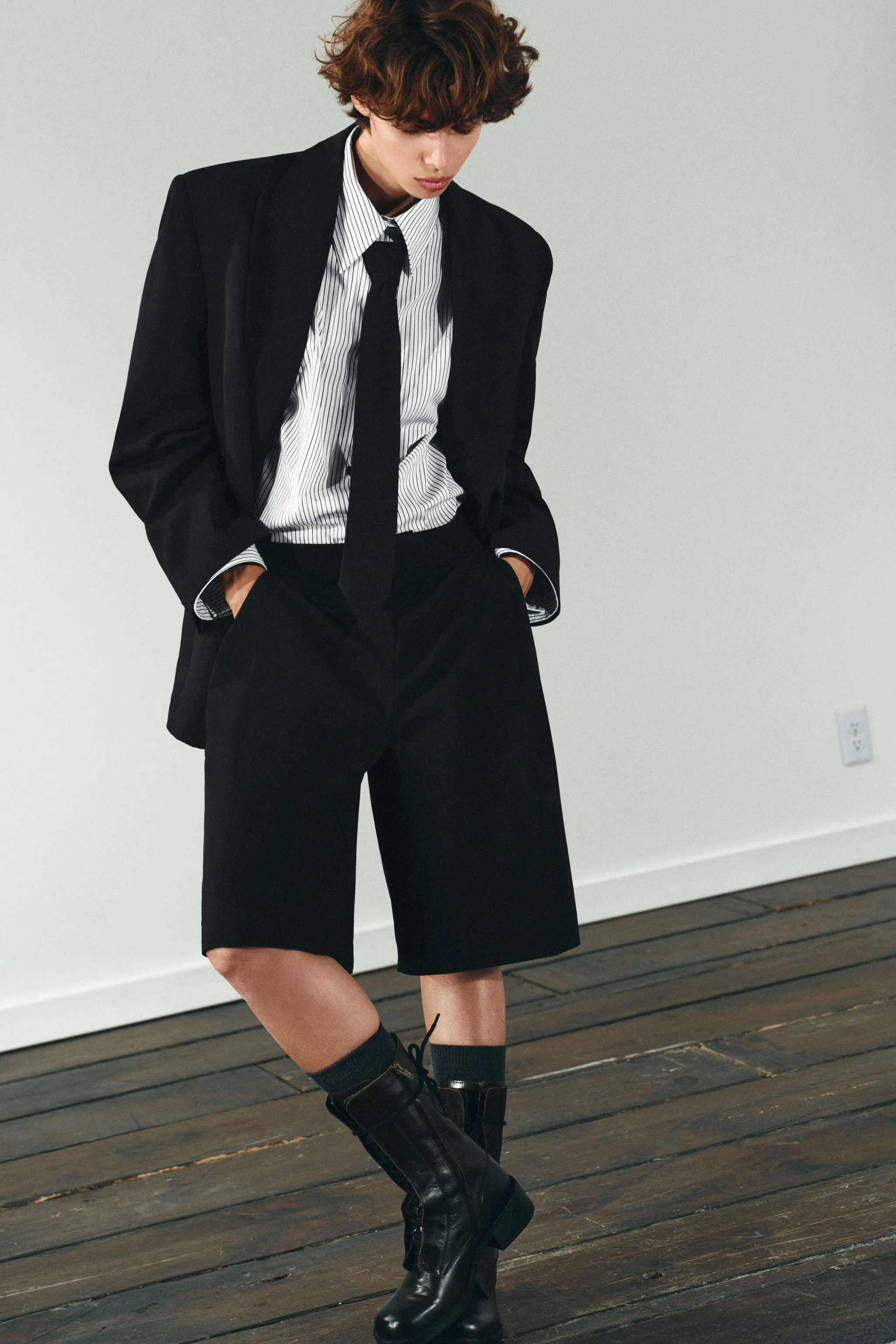 پیراهن پاپلین با جزئیات گره