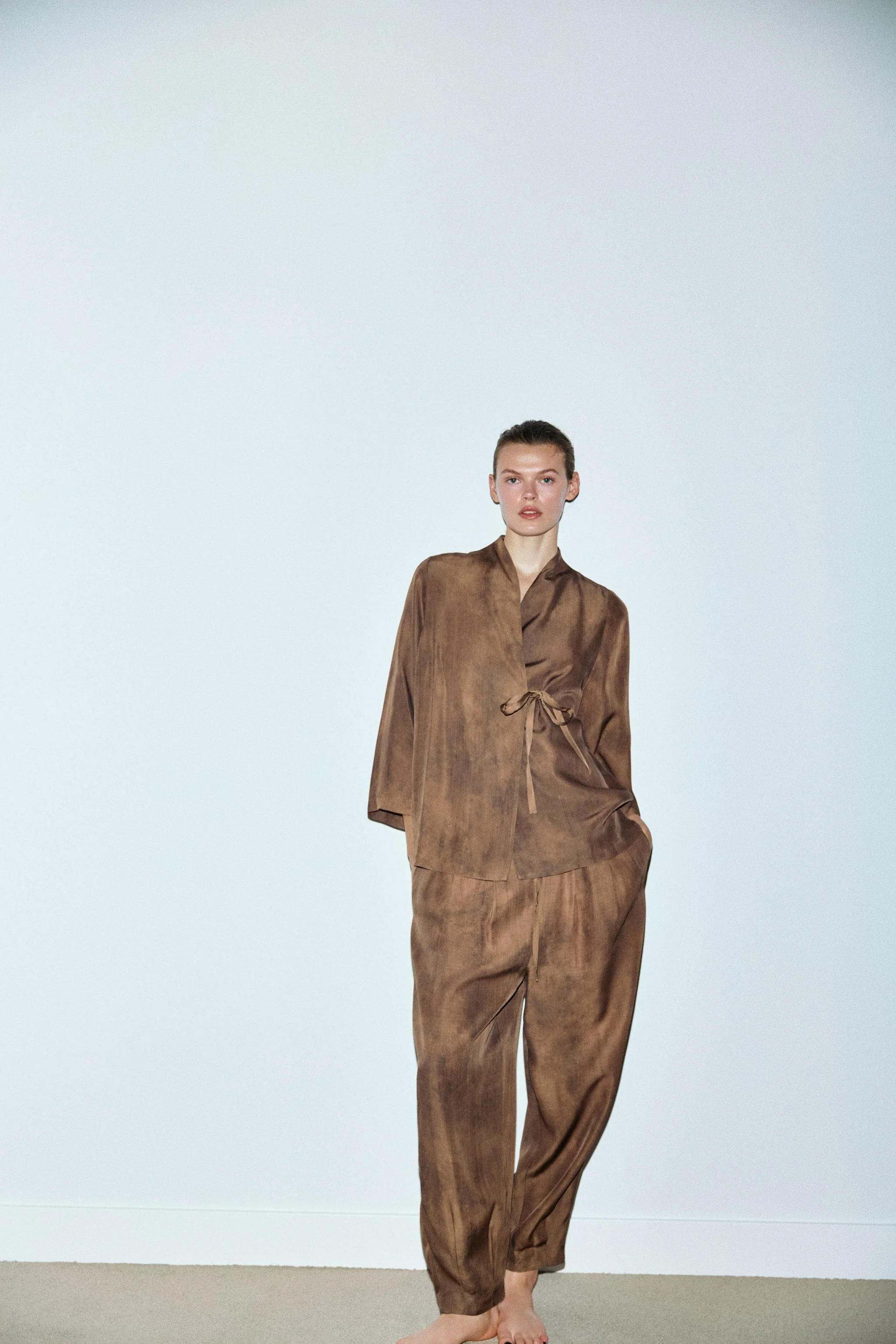 شومیز طرح دار مدل رَپ