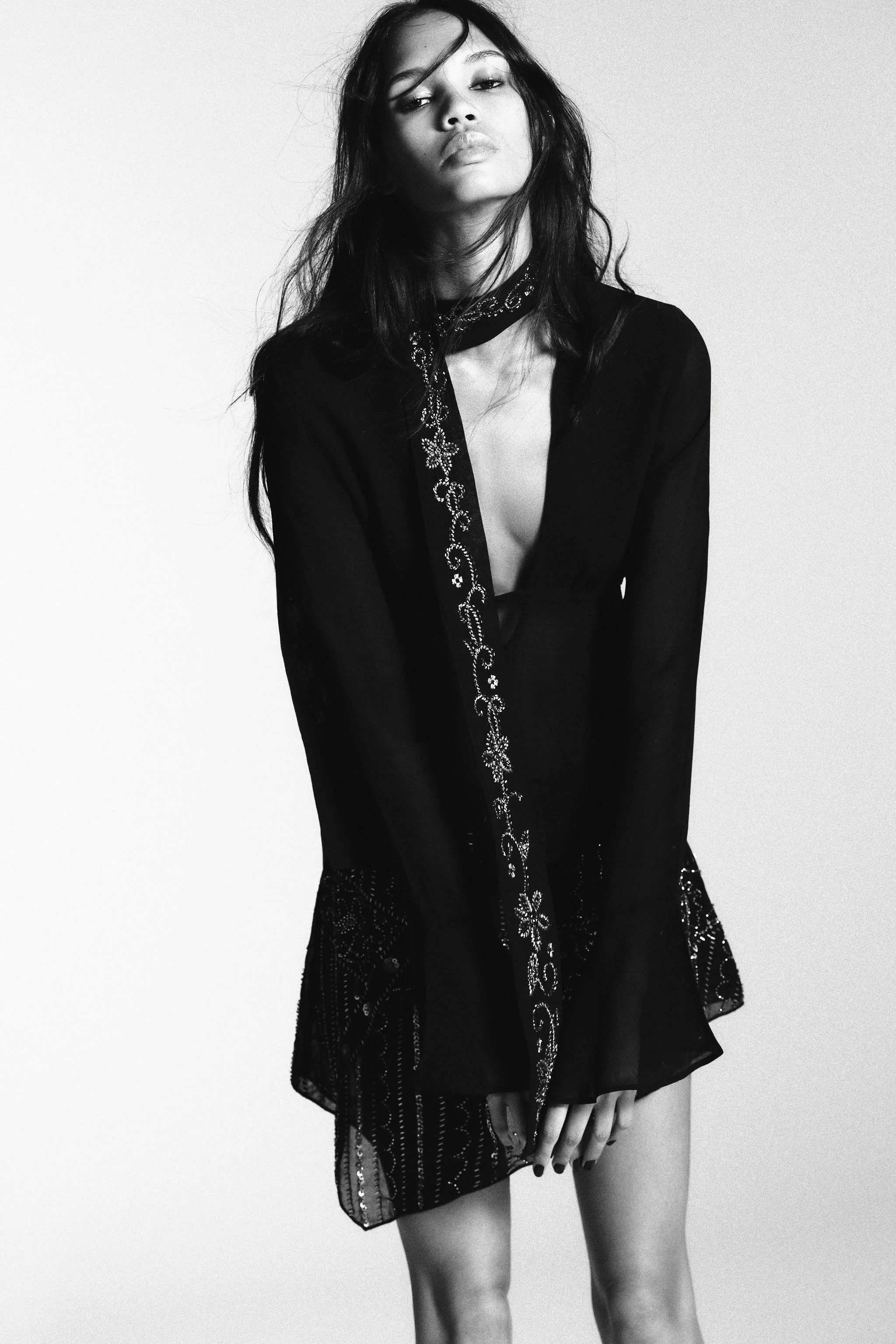 شومیز ژرژت گلدوزی شده