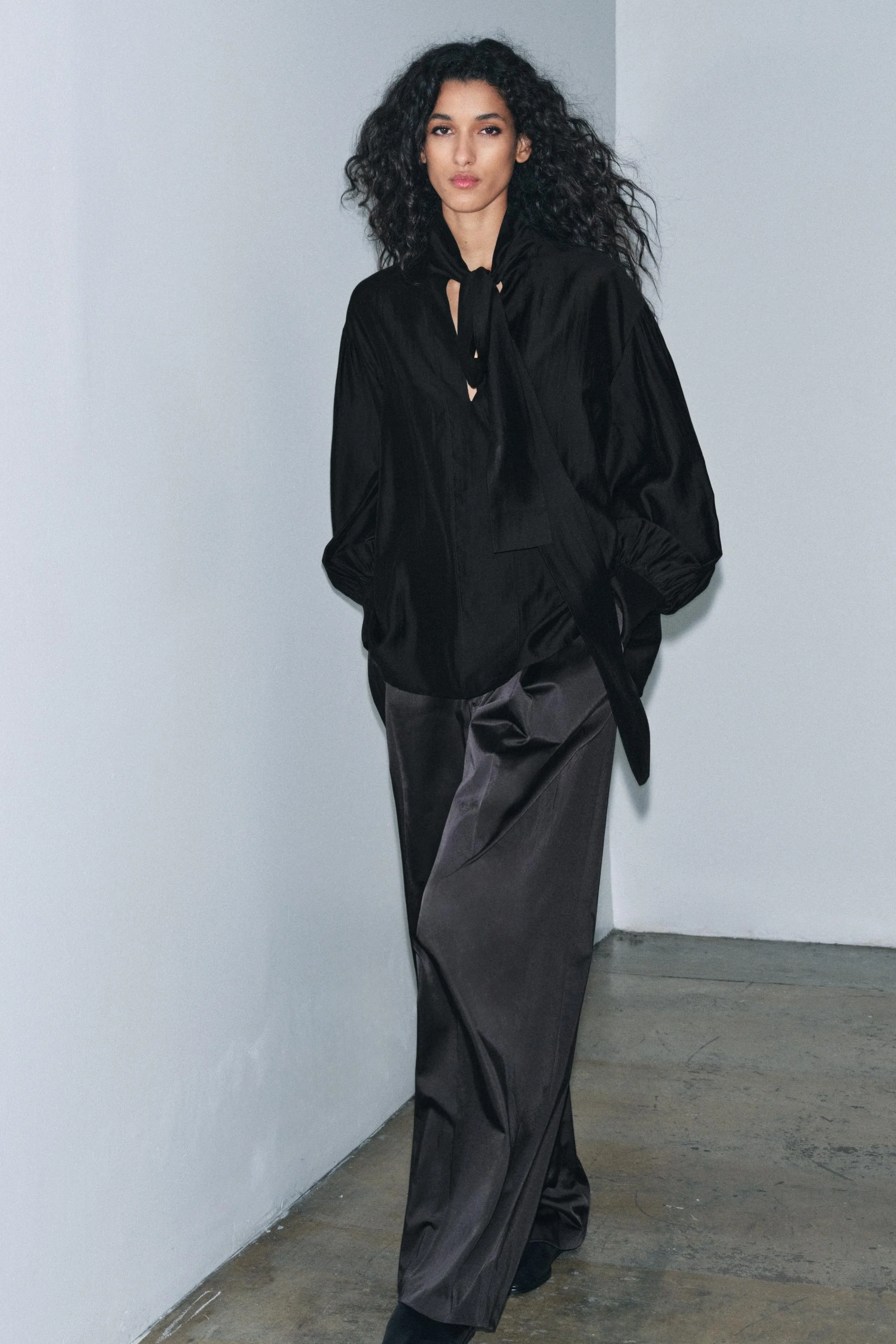 پیراهن روان ZW COLLECTION با بند