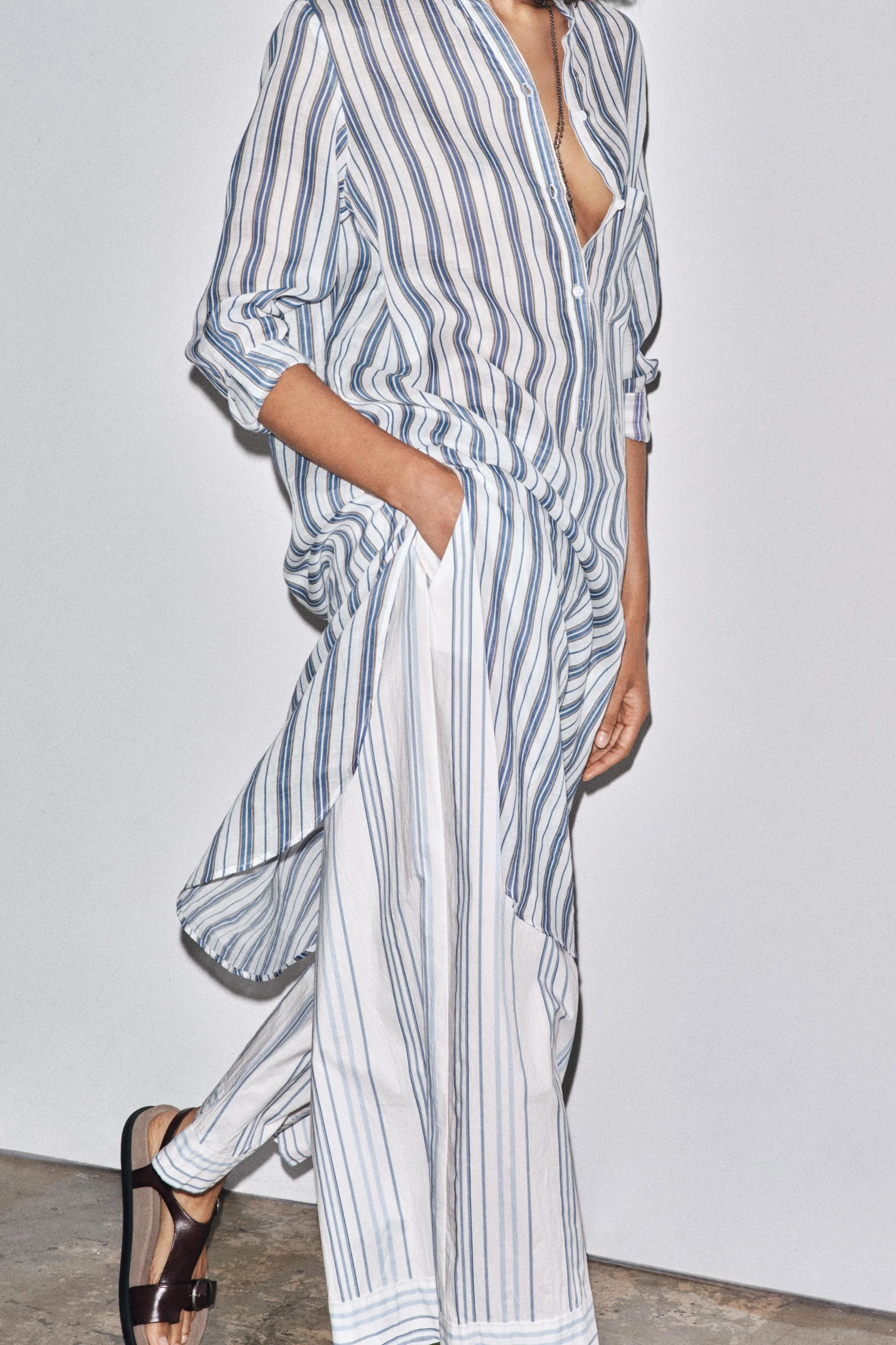 پیراهن بلند رامی با طرح خاص