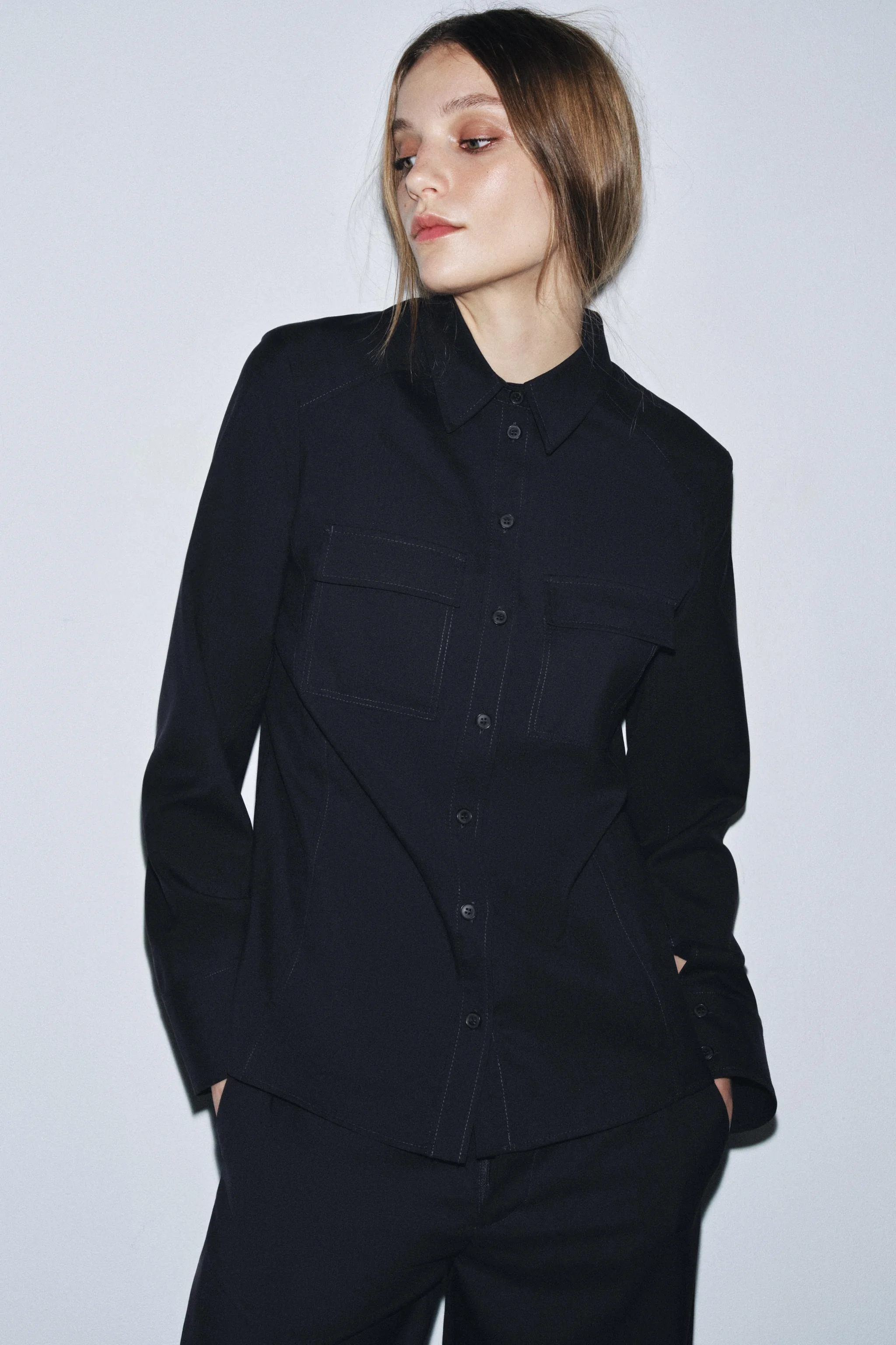 پیراهن ۱۰۰٪ پشم ZW COLLECTION