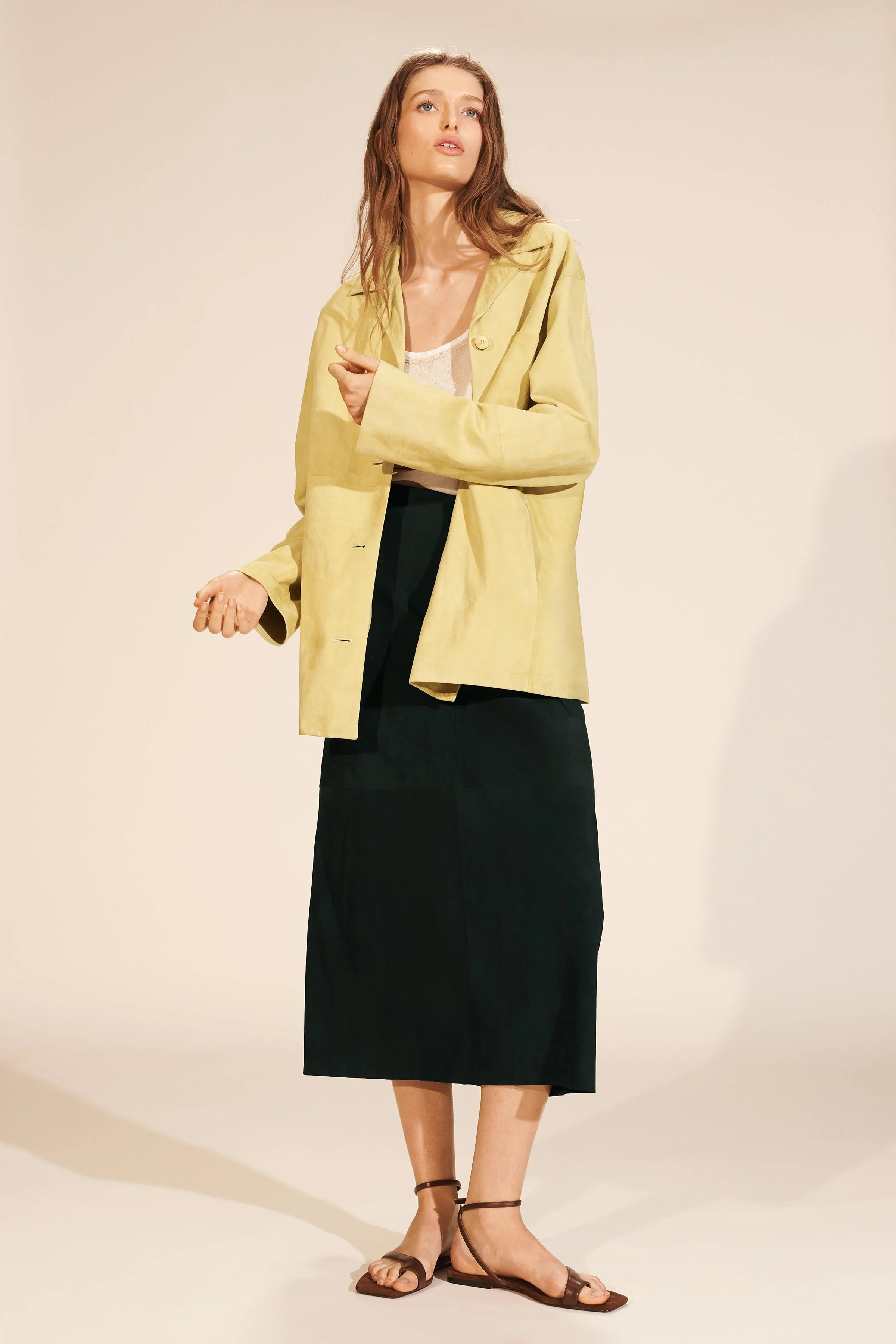 پیراهن جیب دار چرم جیر نسخه محدود