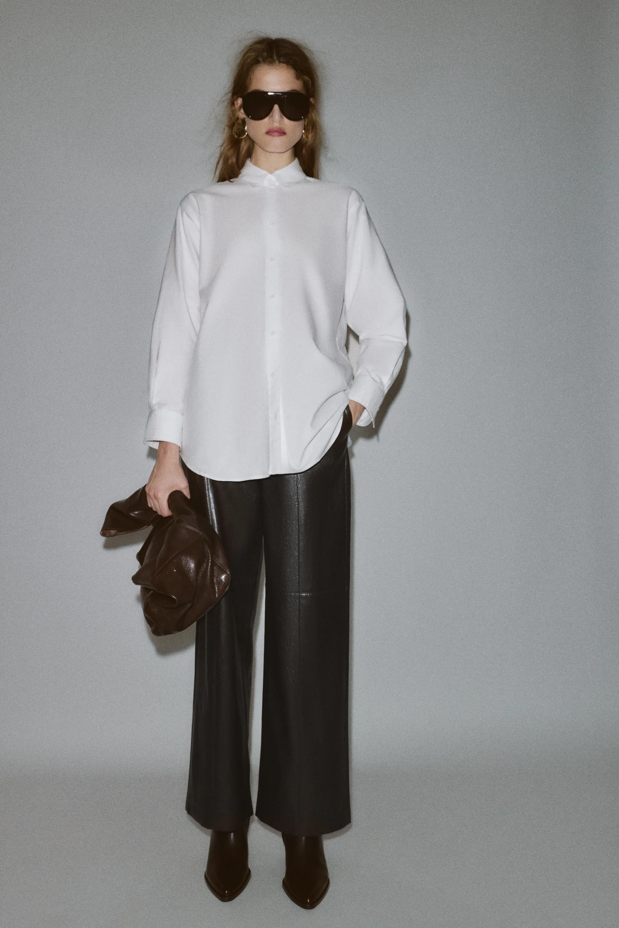 پیراهن آکسفورد سایز بزرگ