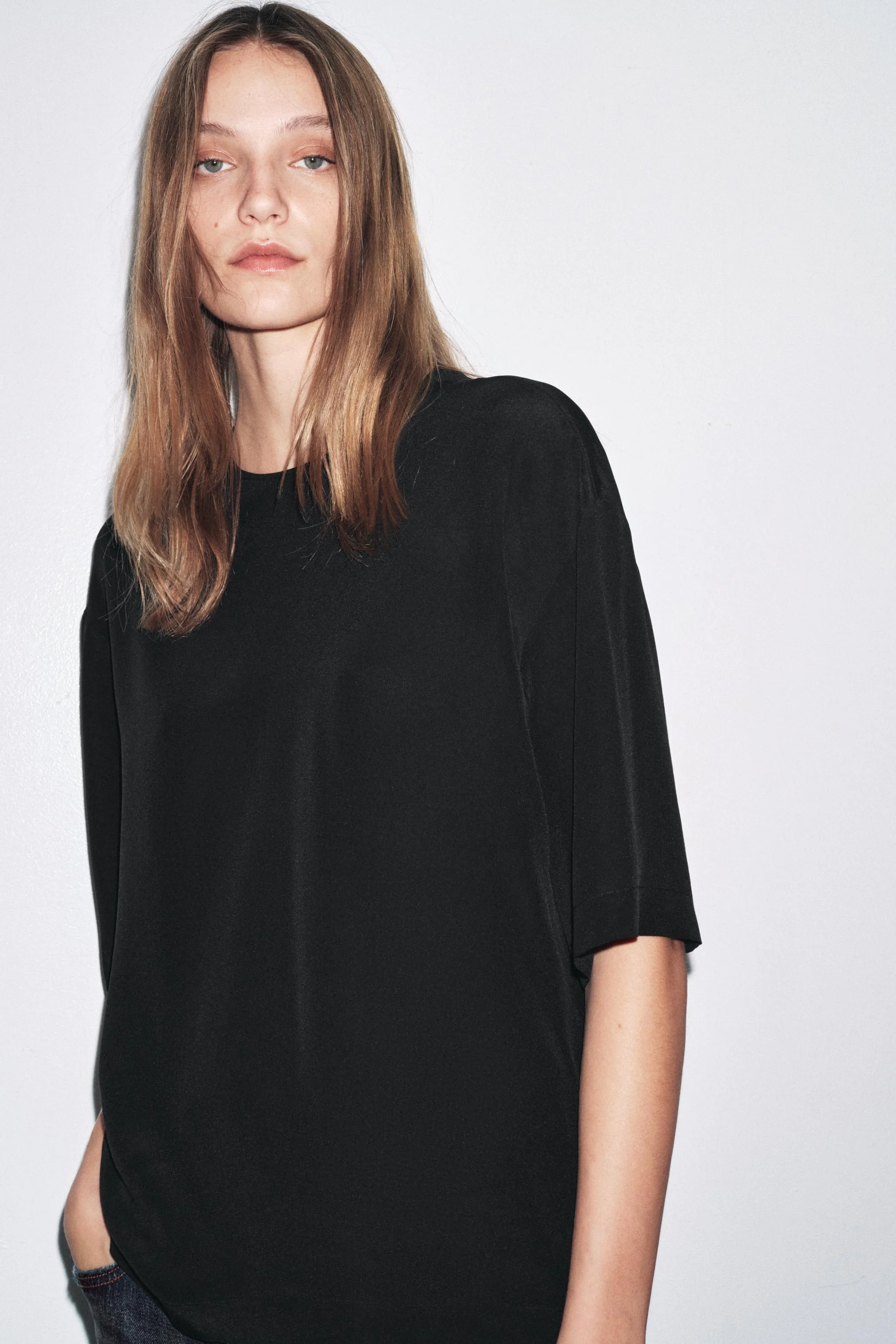 تاپ زنانه ابریشم خالص ZW، کالکشن نسخه محدود