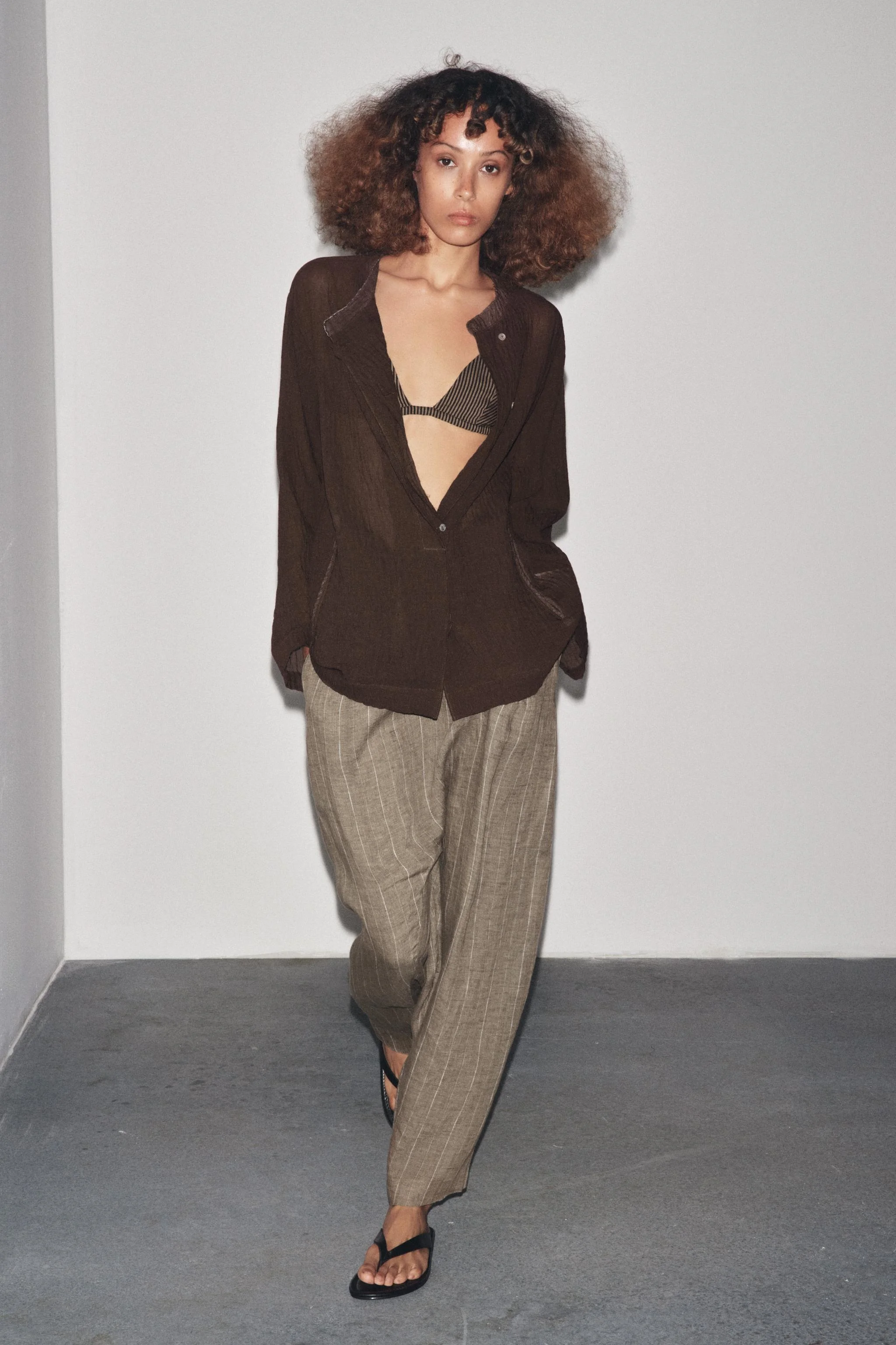 پیراهن بافت‌دار با ویسکوز