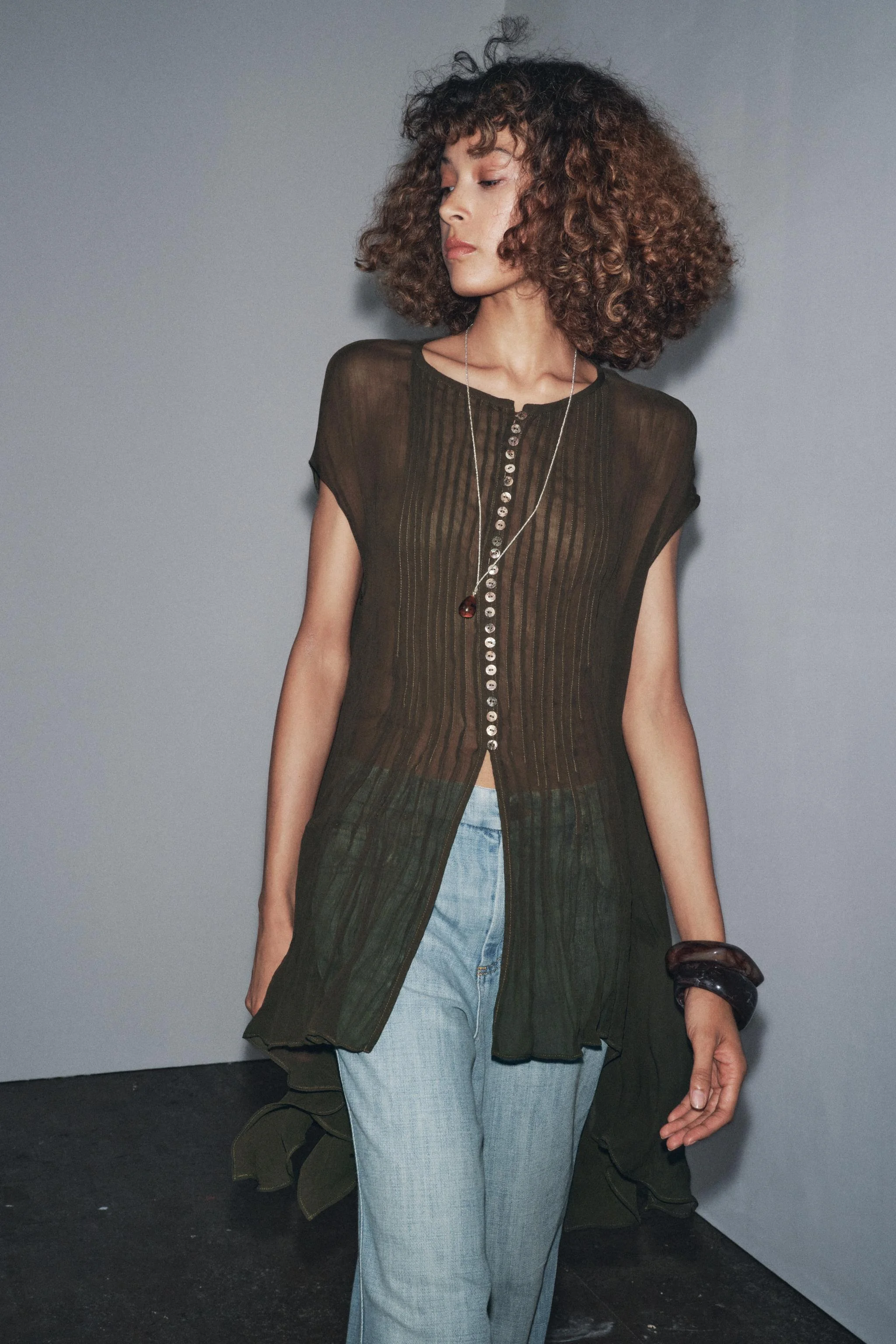 پیراهن نخی ZW COLLECTION