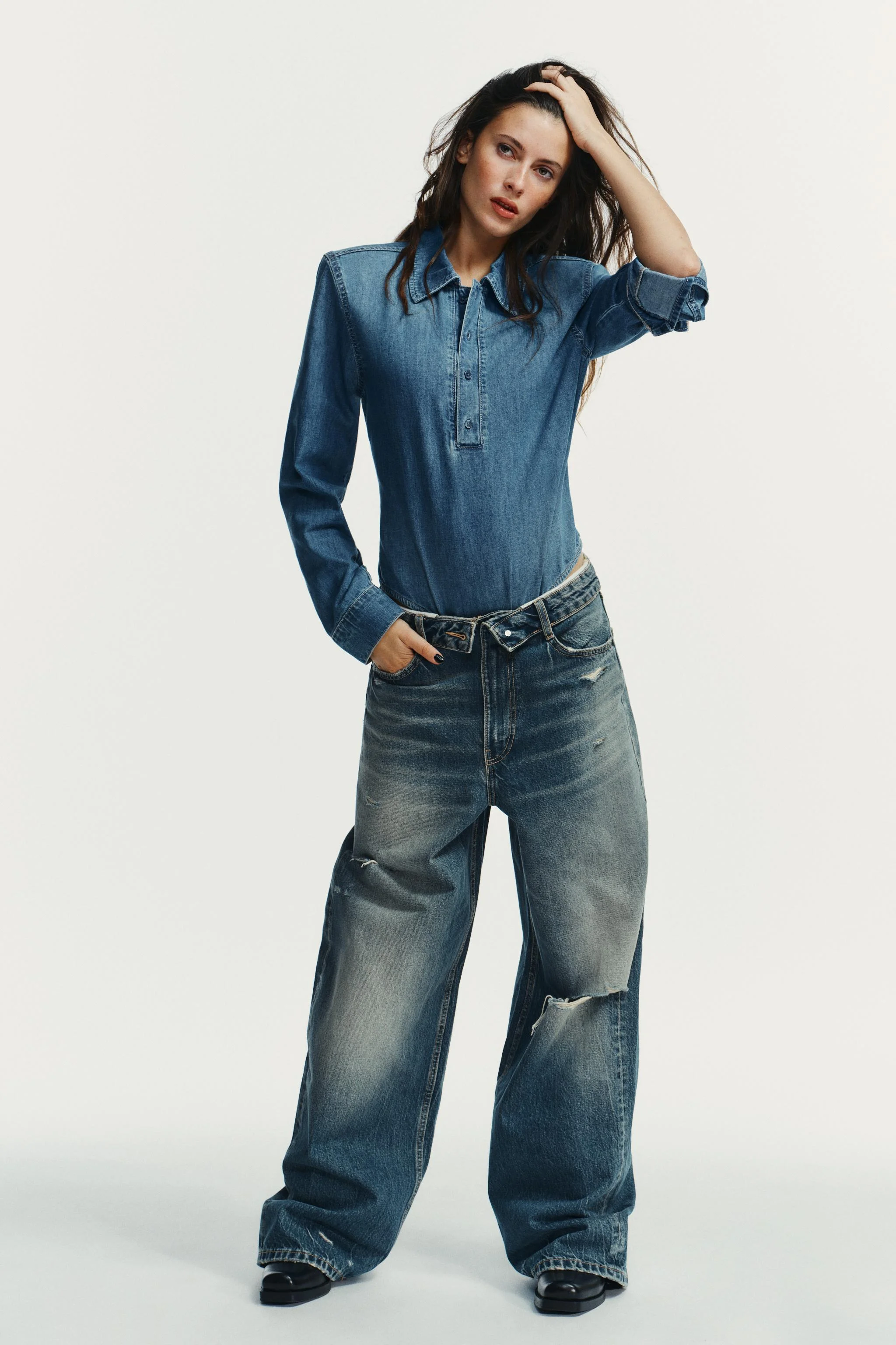 بادی مدل پیراهن با پدهای سرشانه