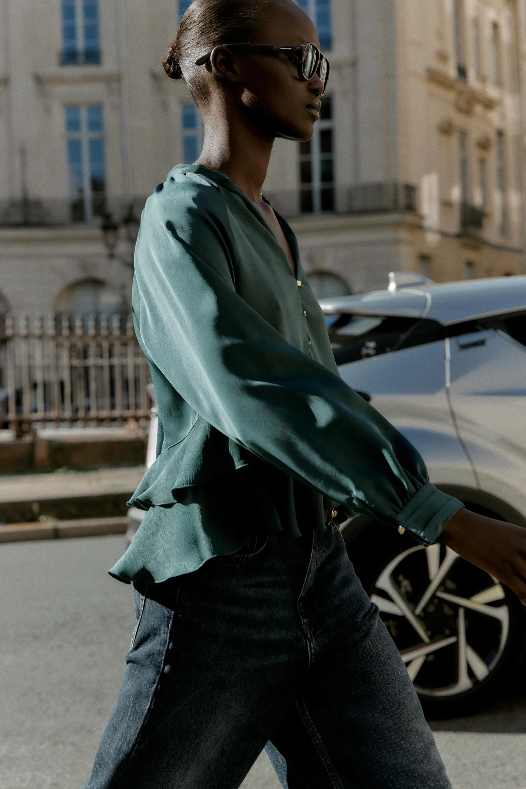 بلوز چین‌دار