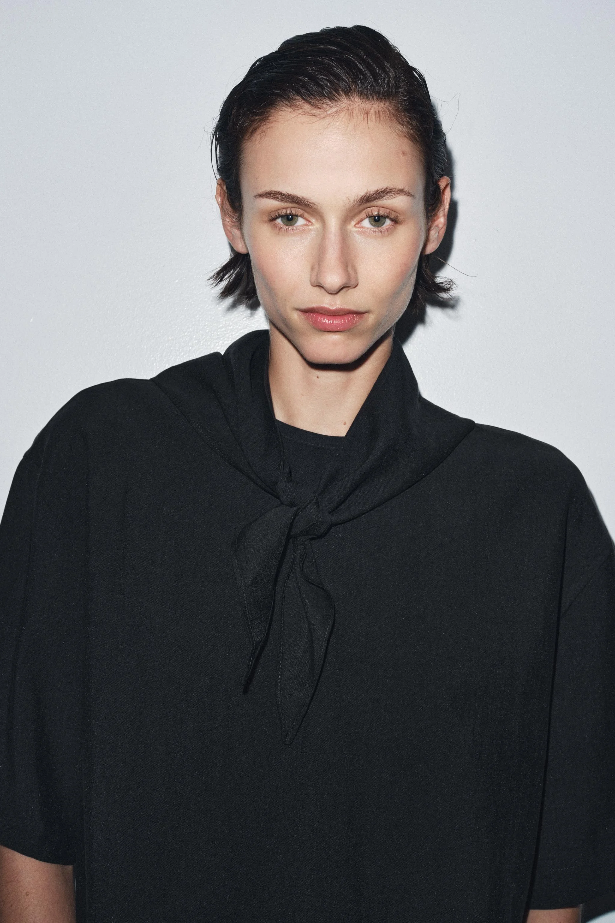 بلوز روان با شال مجموعه ZW