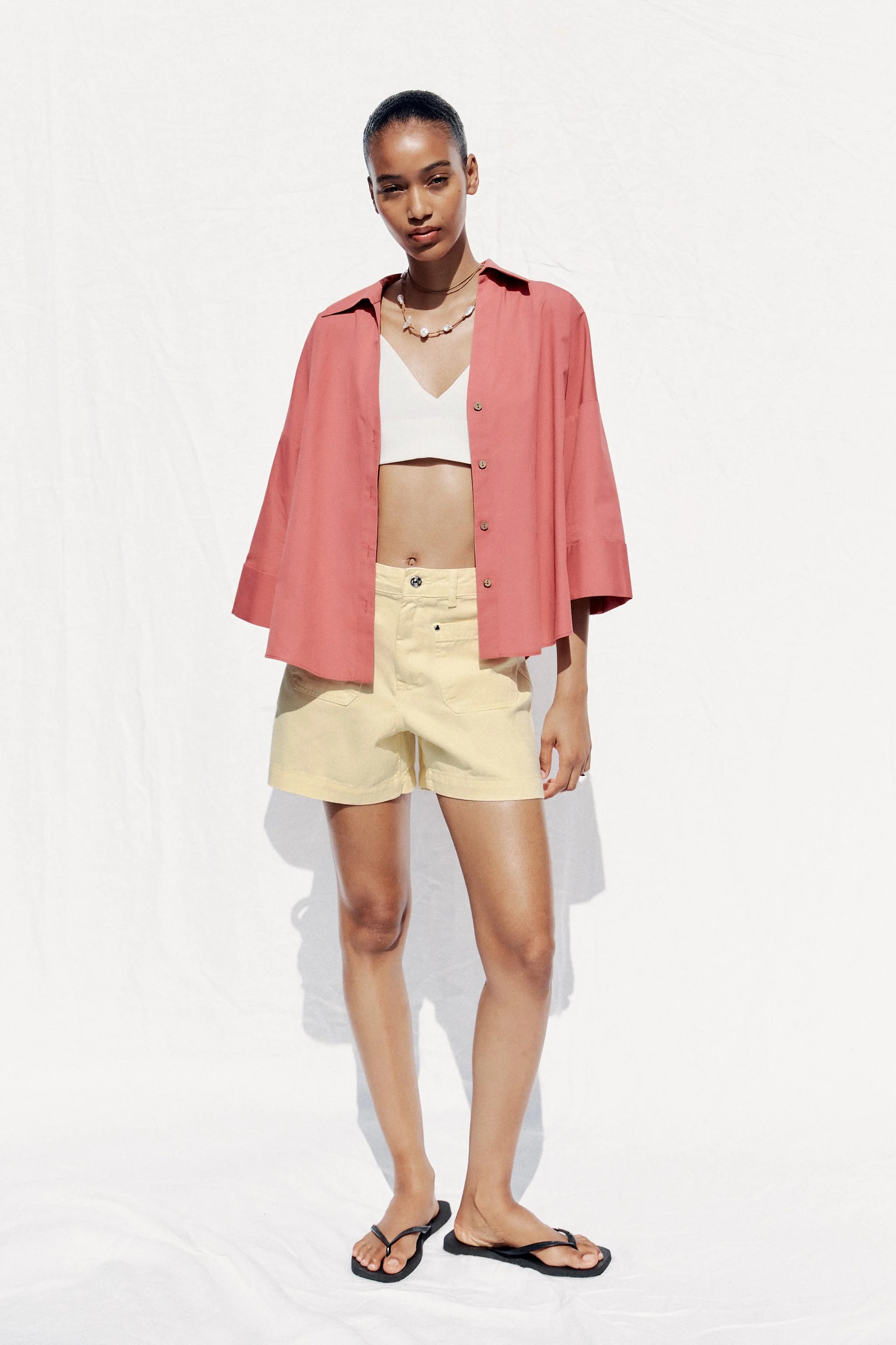 شومیز آستین گشاد پاپلین