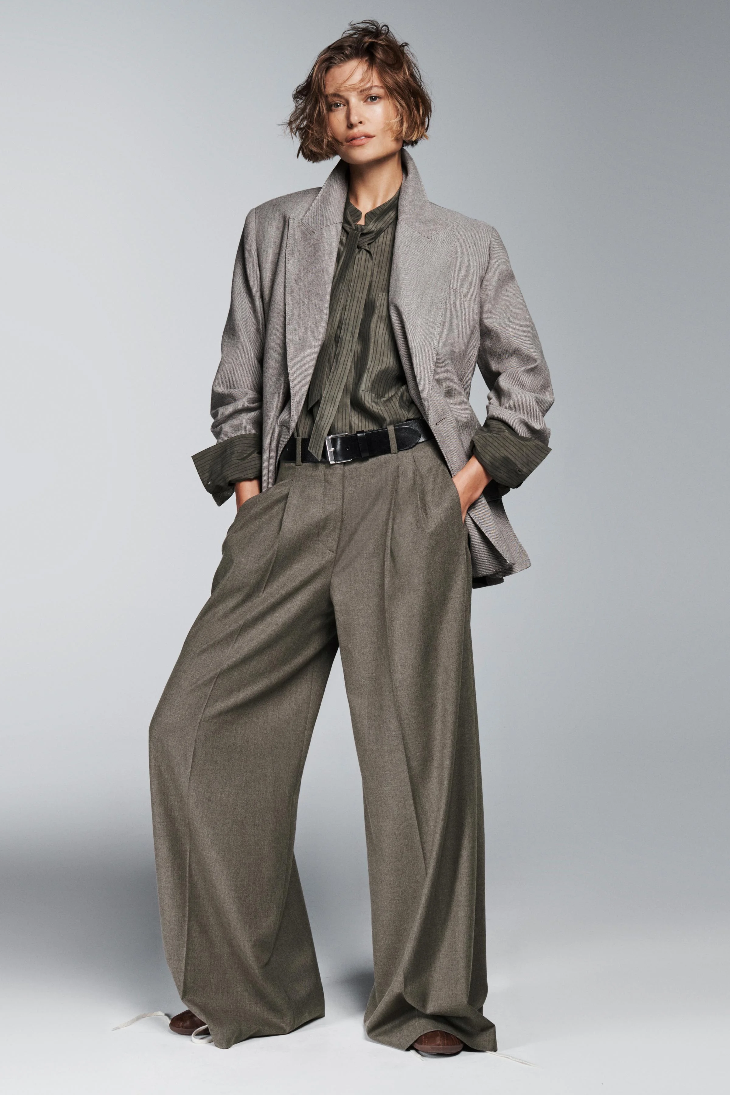 بلوز ZW COLLECTION با جیب و بند