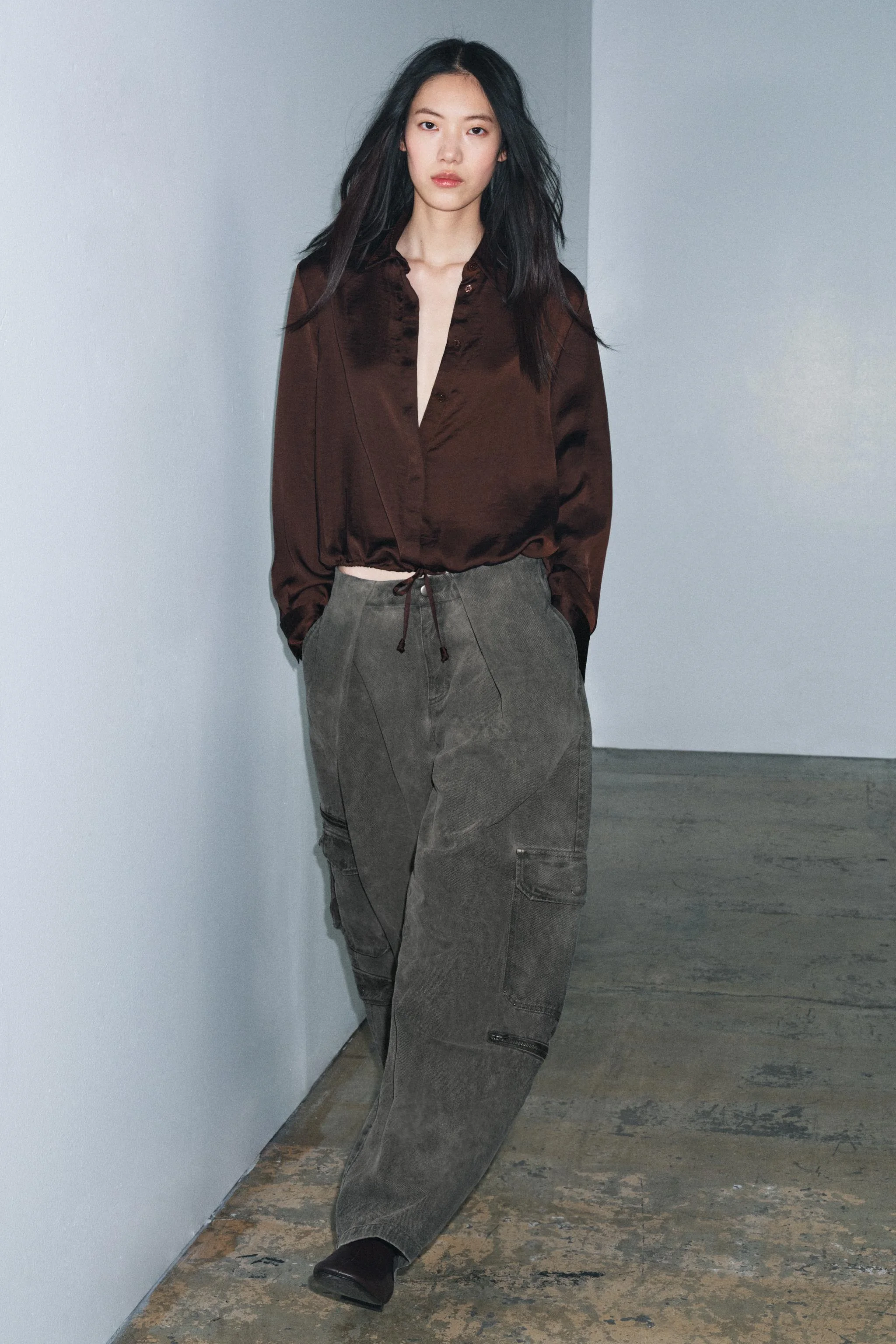 پیراهن ساتن ZW COLLECTION