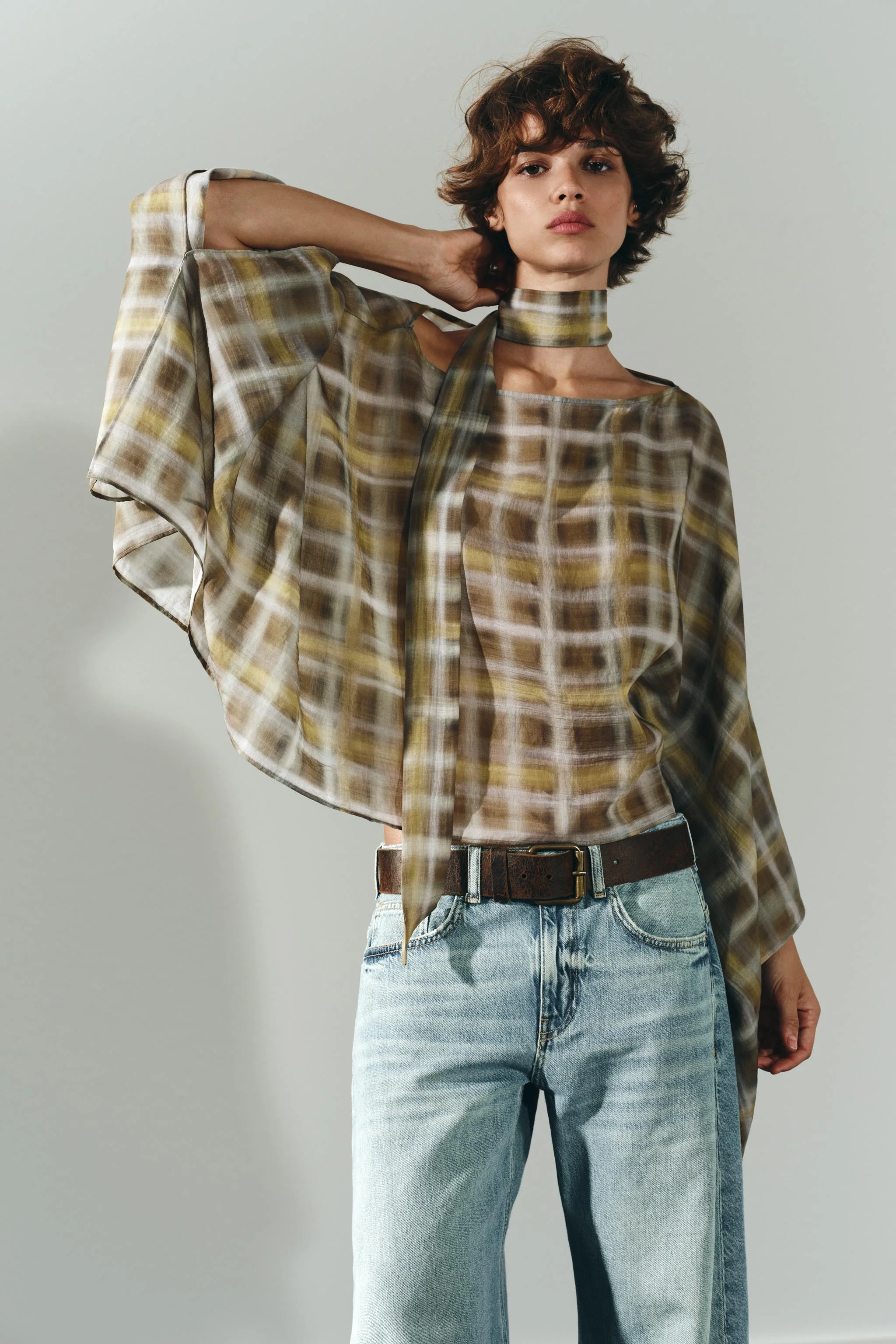 شنل طرح شطرنجی