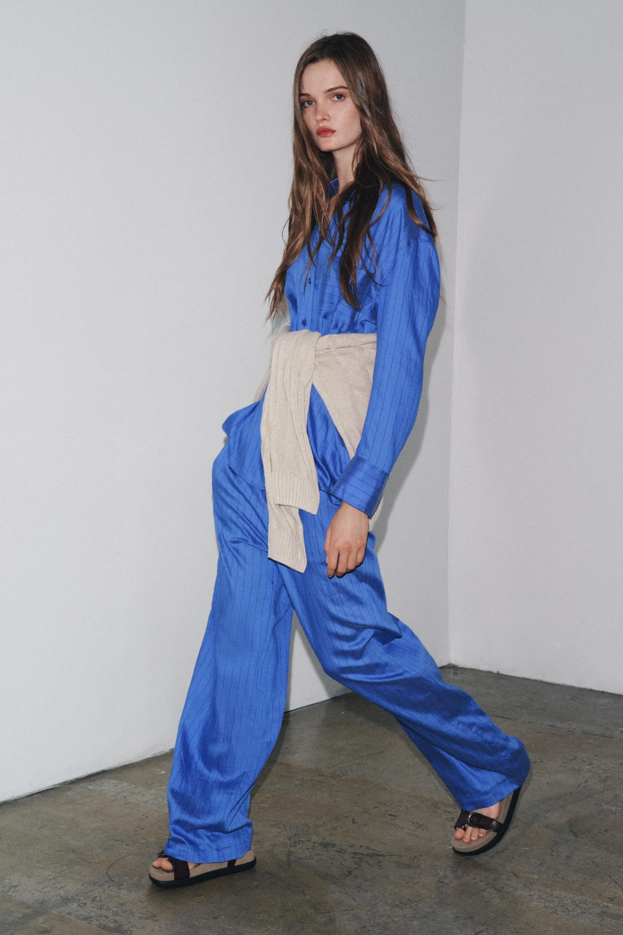 پیراهن راه راه بزرگ ZW COLLECTION