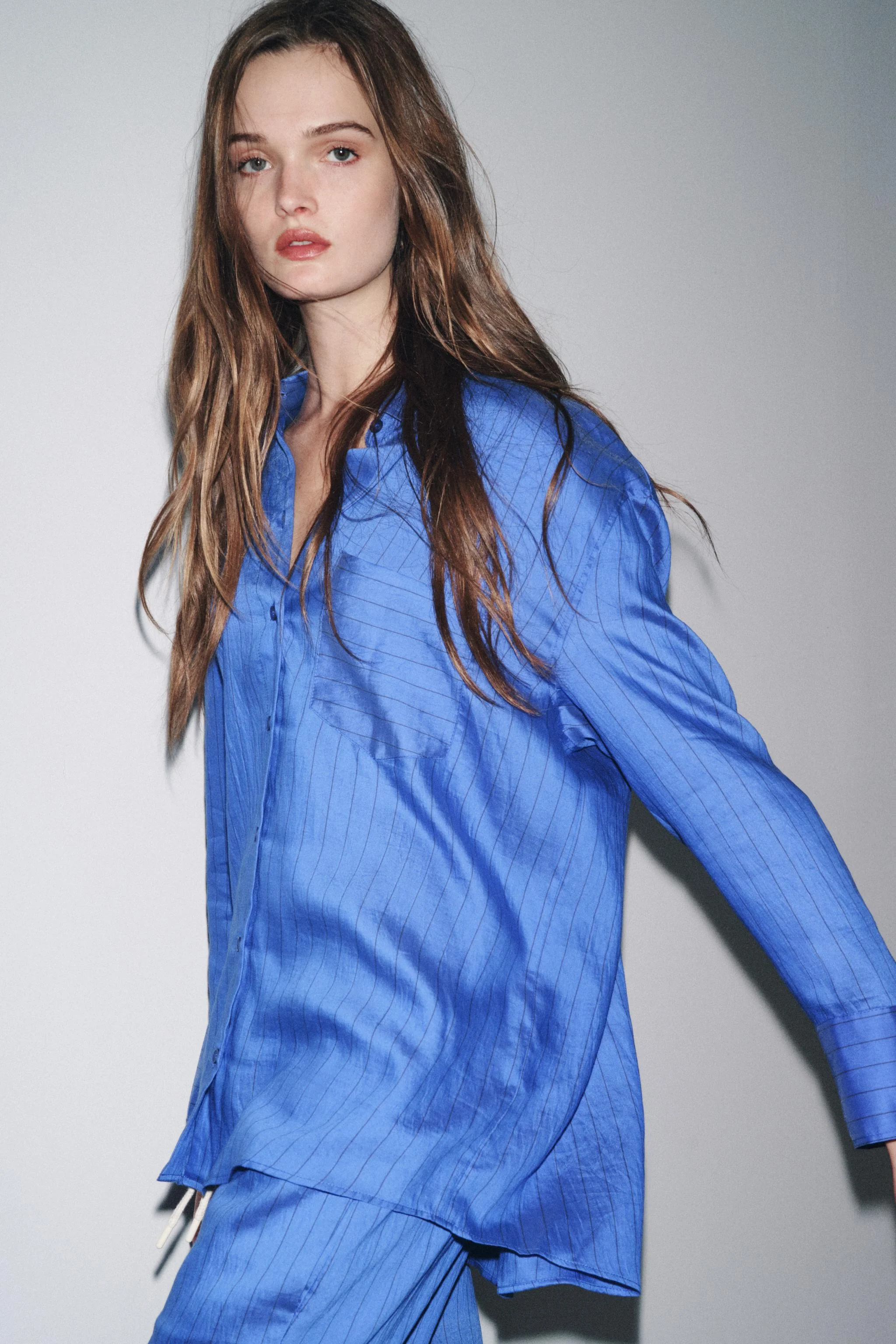 پیراهن راه راه بزرگ ZW COLLECTION پیراهن راه راه بزرگ ZW COLLECTION