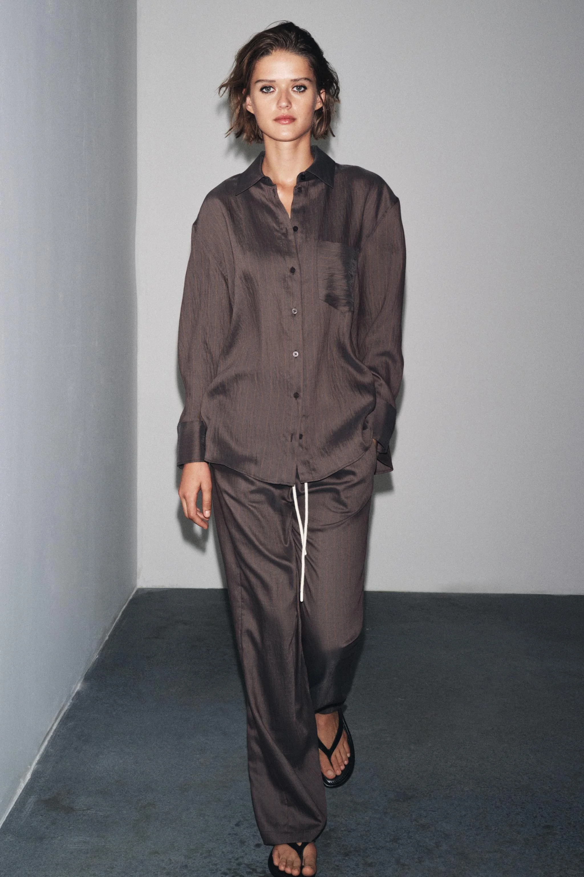 پیراهن راه راه بزرگ ZW COLLECTION پیراهن راه راه بزرگ ZW COLLECTION