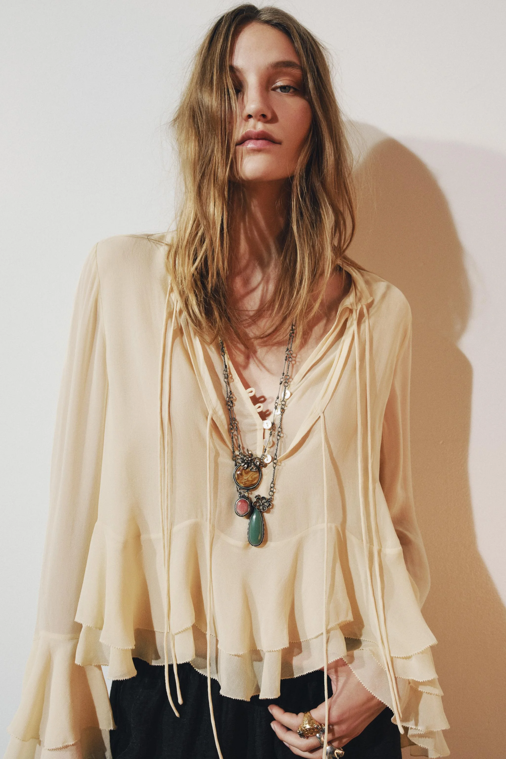 پیراهن چین‌دار ZW COLLECTION