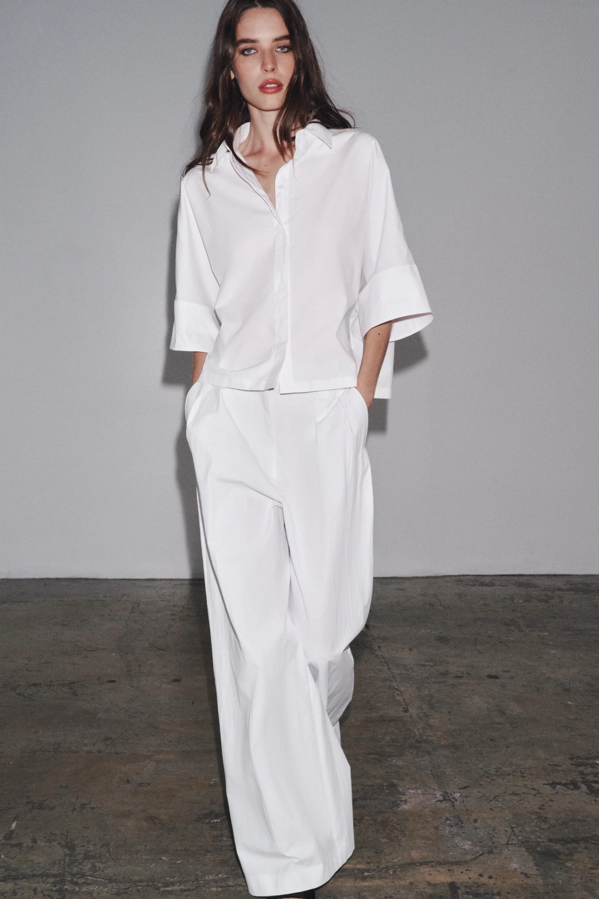 پیراهن پاپلین زنانه ZW COLLECTION پیراهن پاپلین زنانه ZW COLLECTION