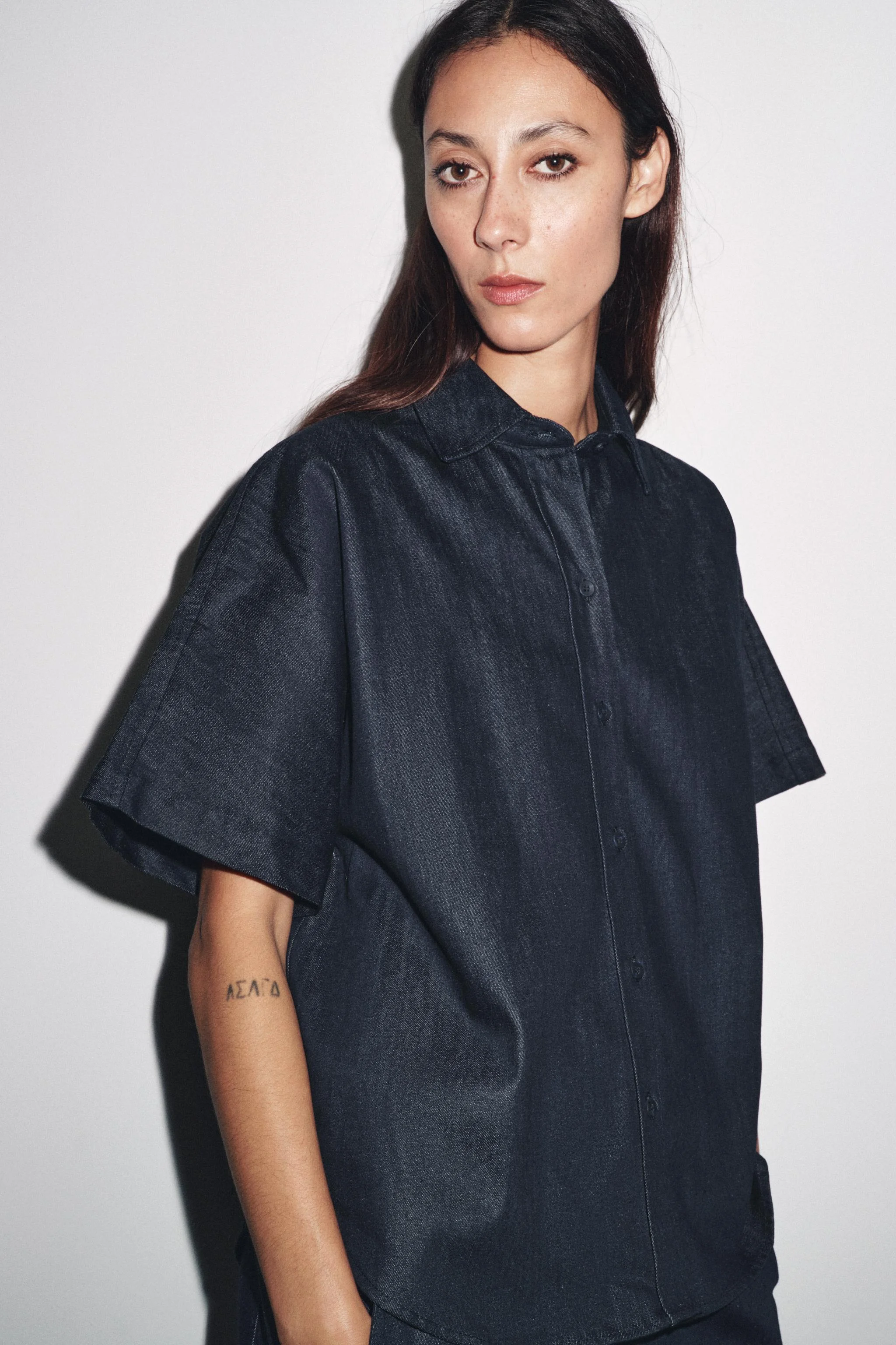 پیراهن جین ZW COLLECTION پیراهن جین ZW COLLECTION