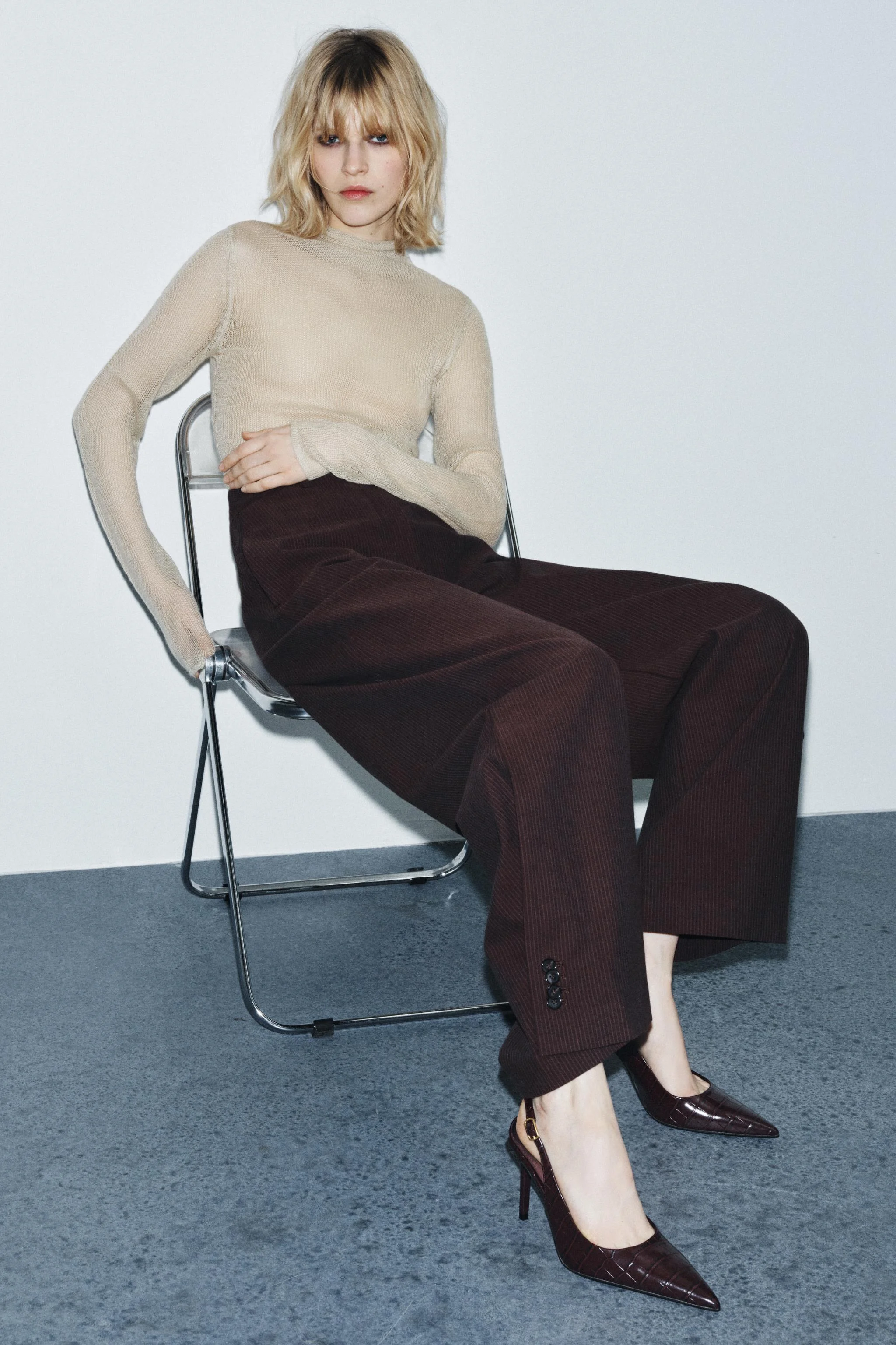 کفش های اسلینگ بک طرح دار