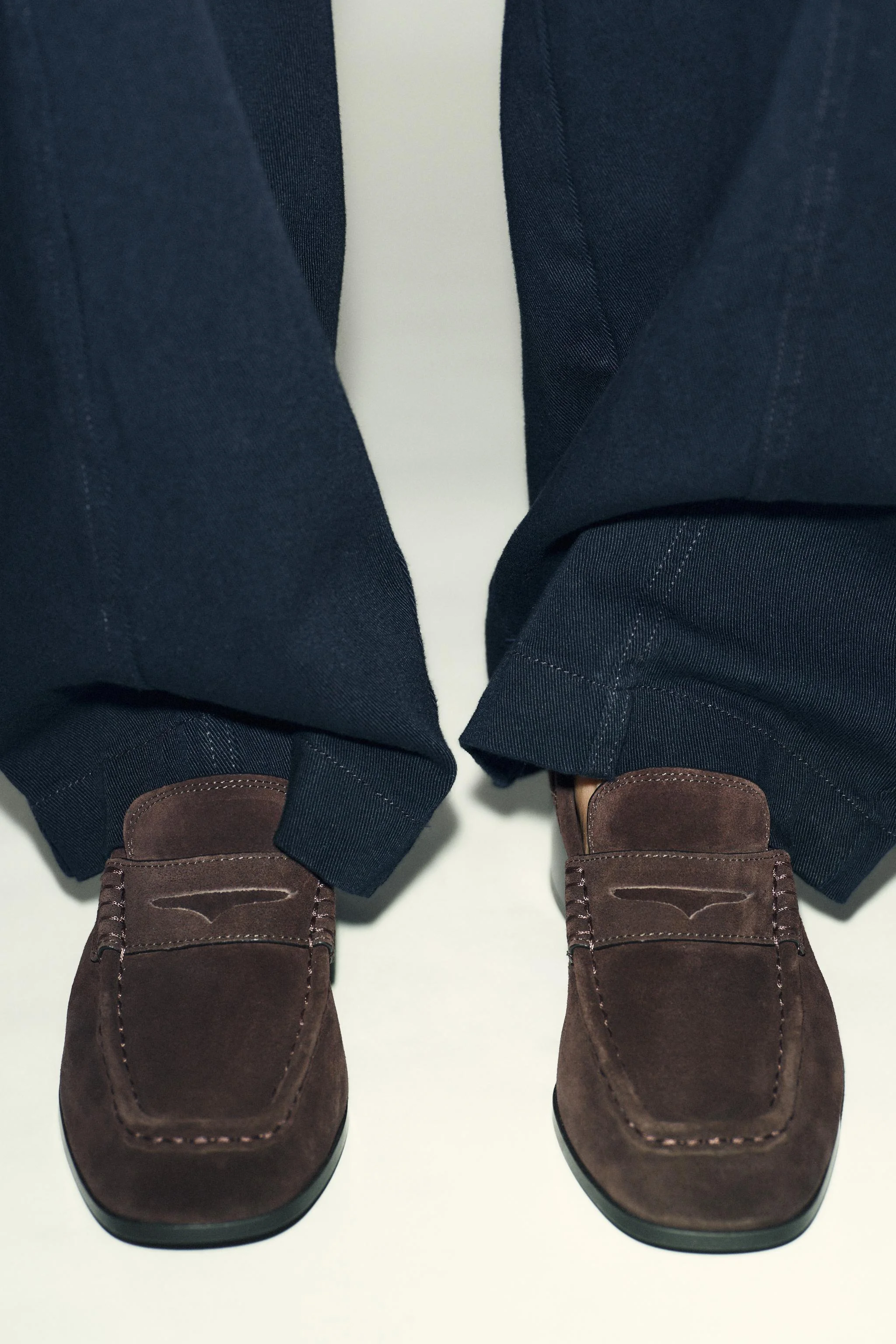 کفش کالج پاشنه دار از جنس چرم جیر