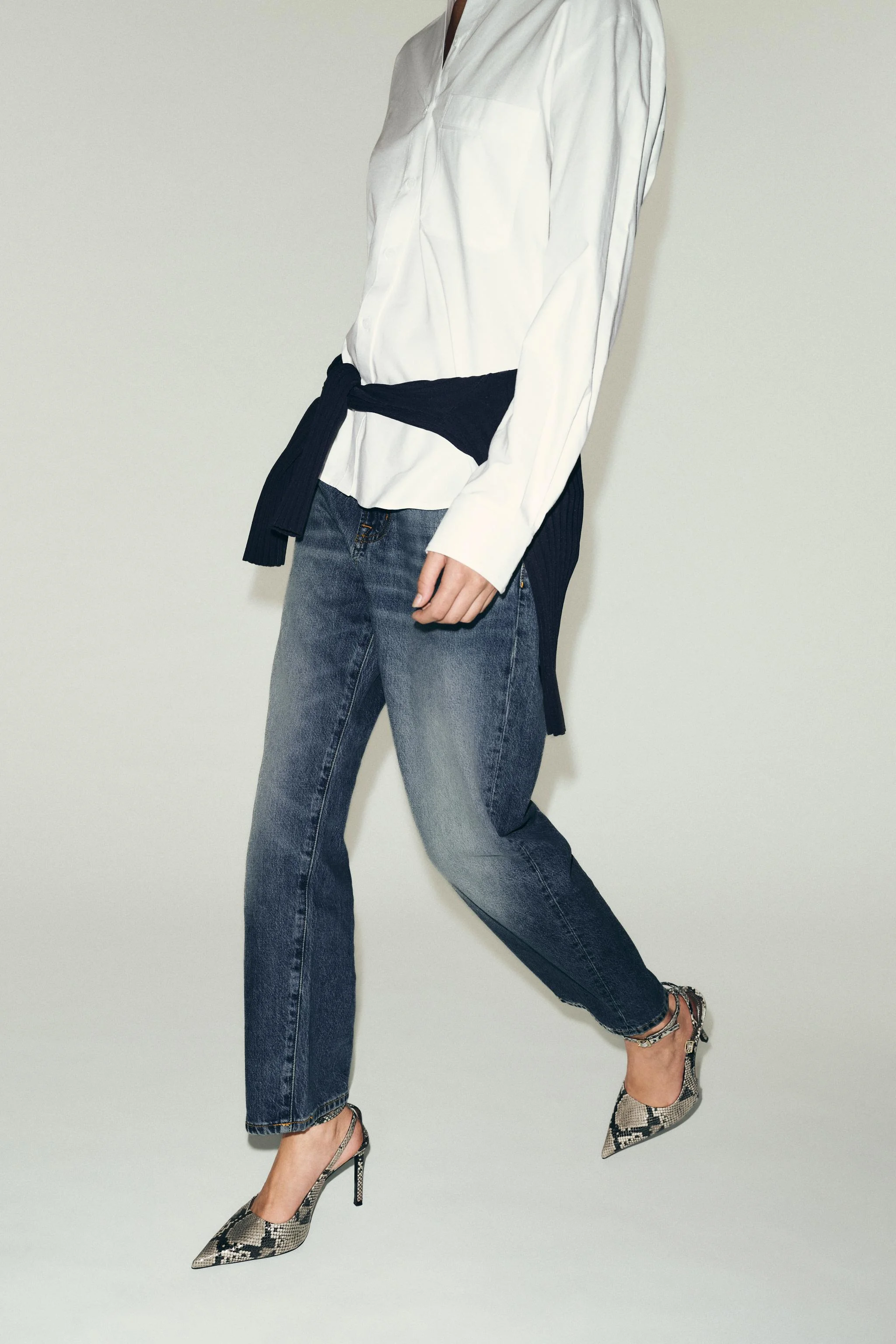 کفش پاشنه بلند طرح پوست حیوانات