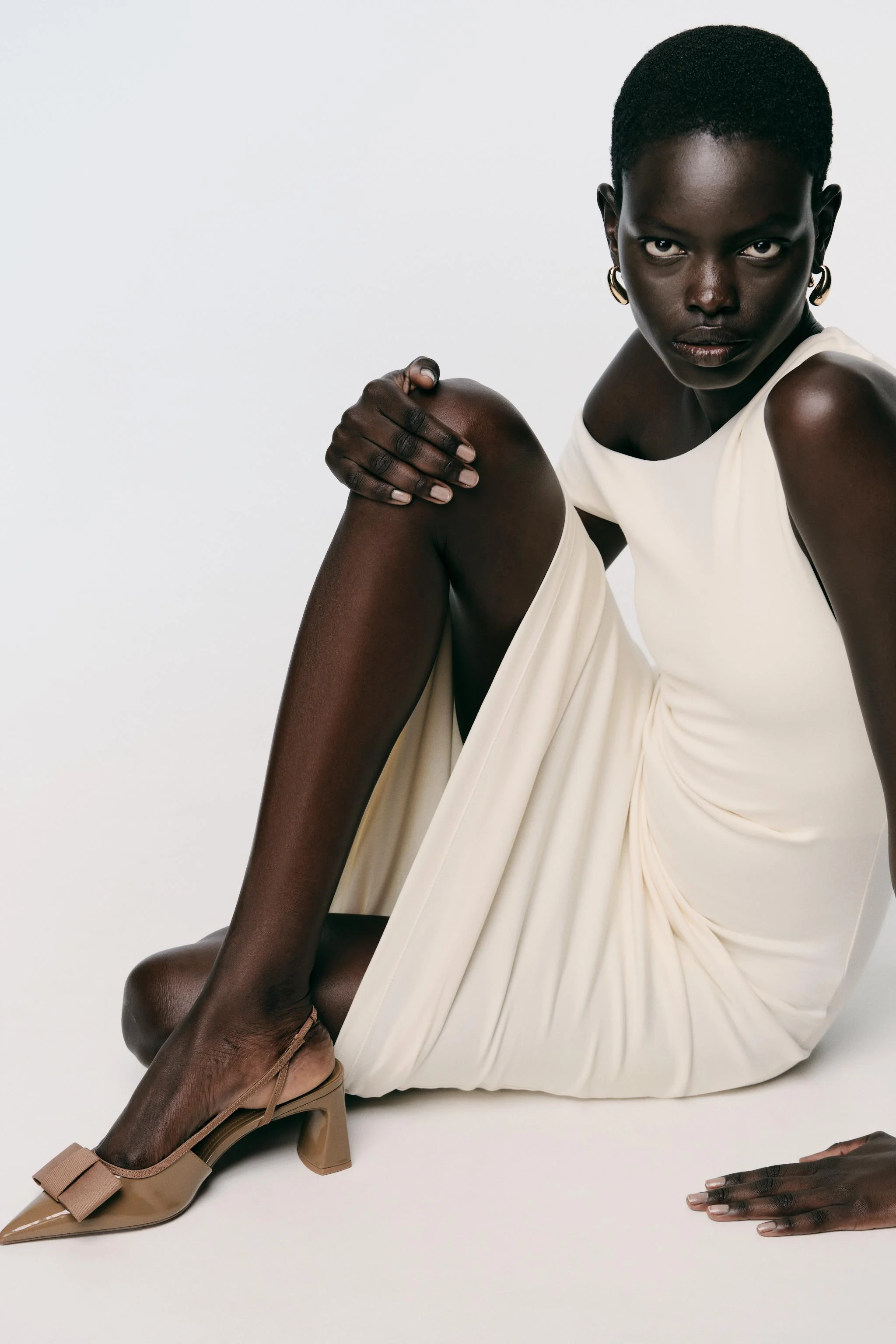 کفش های پاشنه دار اسلینگ بک با پاپیون