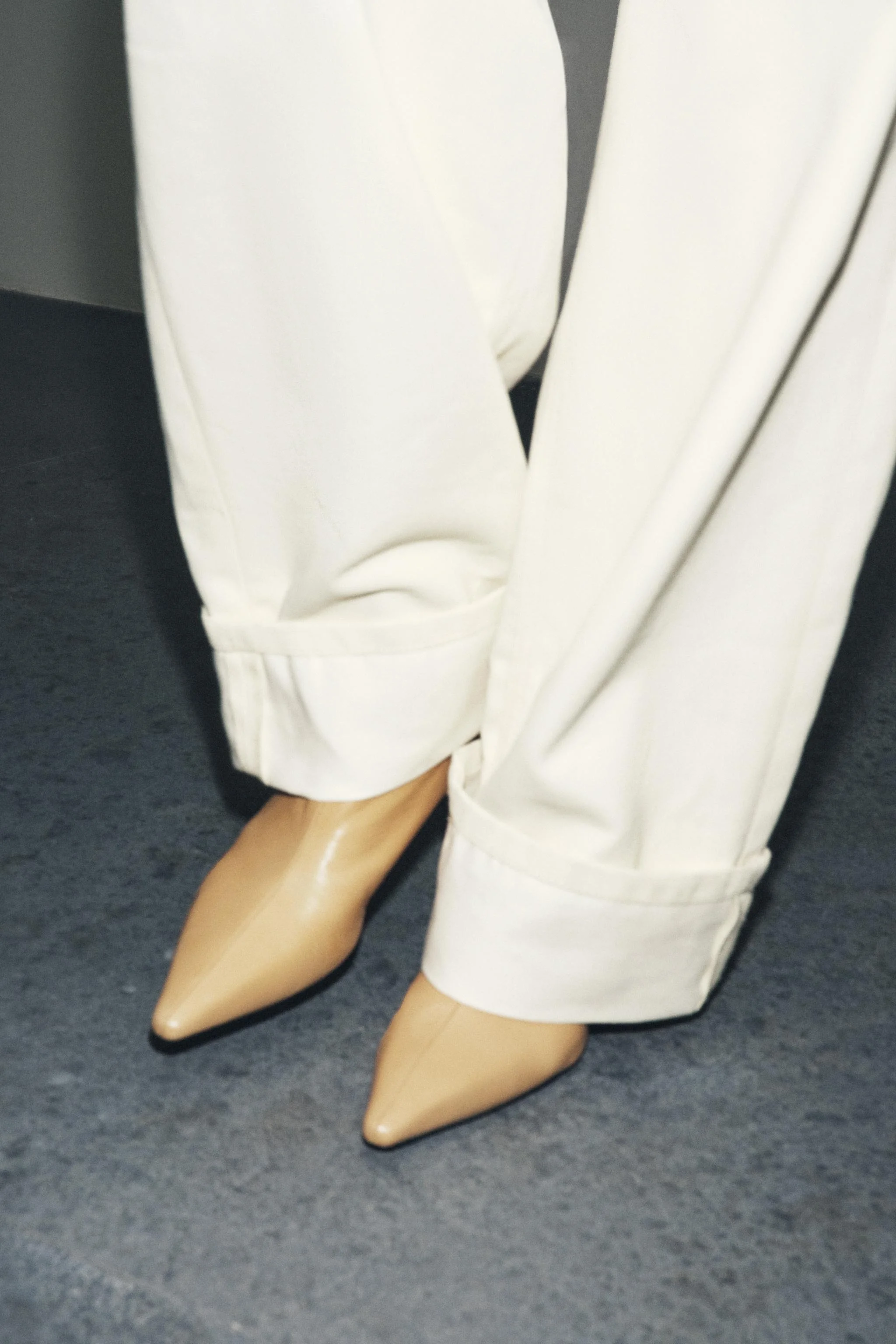 بوت های چرمی پاشنه دار تا مچ پا